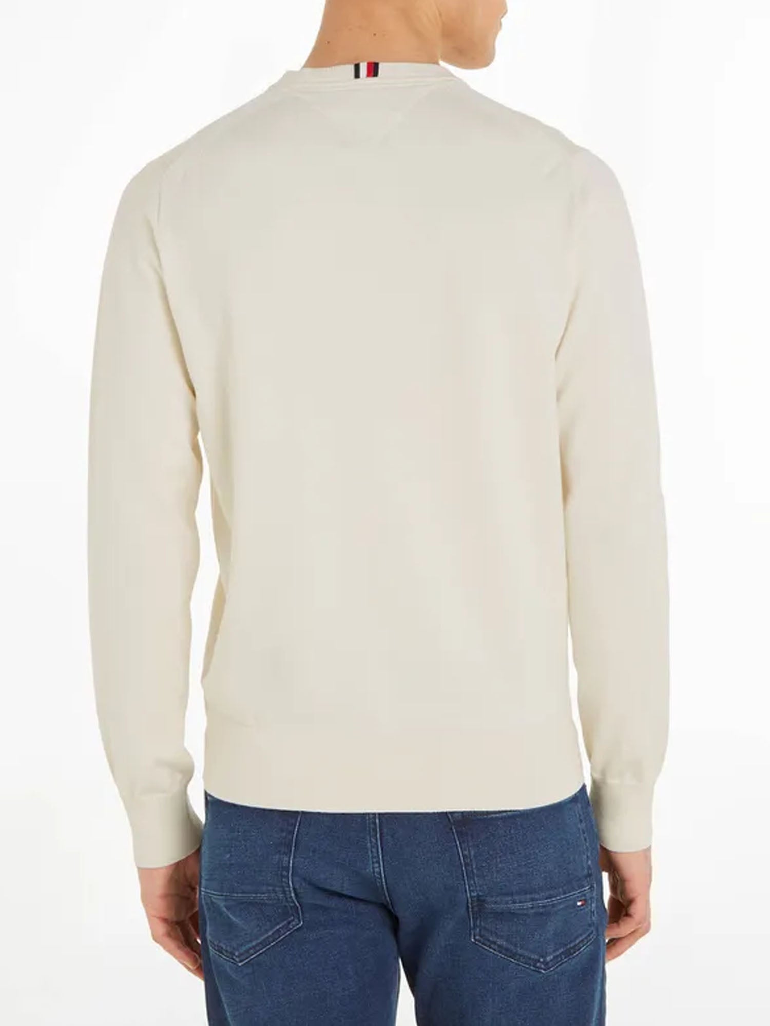 TOMMY HILFIGER PULLOVER ESSENTIAL 1985 BEIGE