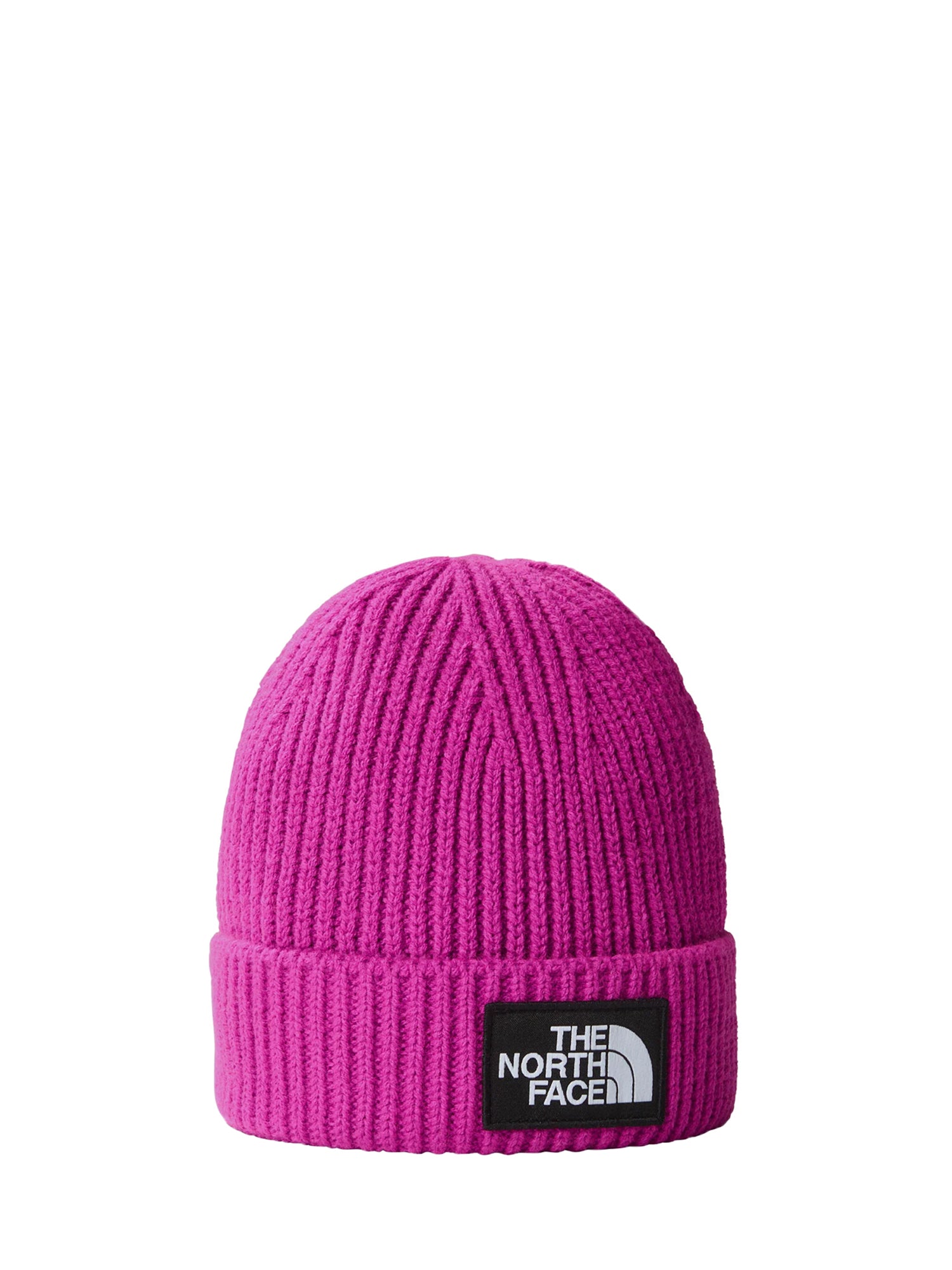 THE NORTH FACE CAPPELLO CON RISVOLTO E LOGO BOX VIOLA