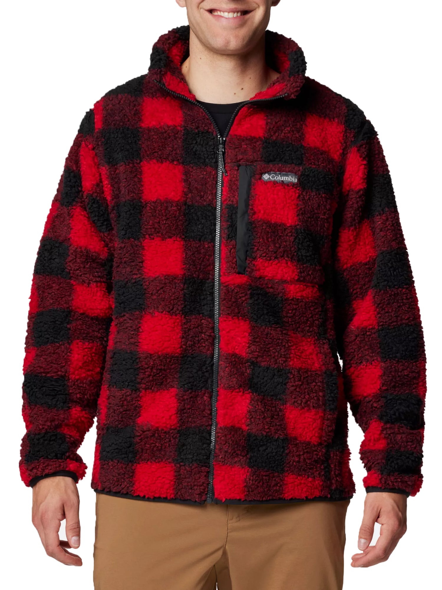 COLUMBIA PILE WINTER PASS™ PRINTED II ROSSO - NERO