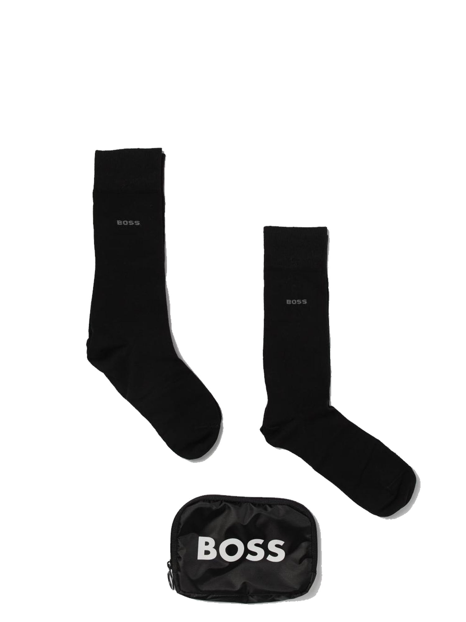 HUGO BOSS SET 2 PAIA CALZINI RS NERO