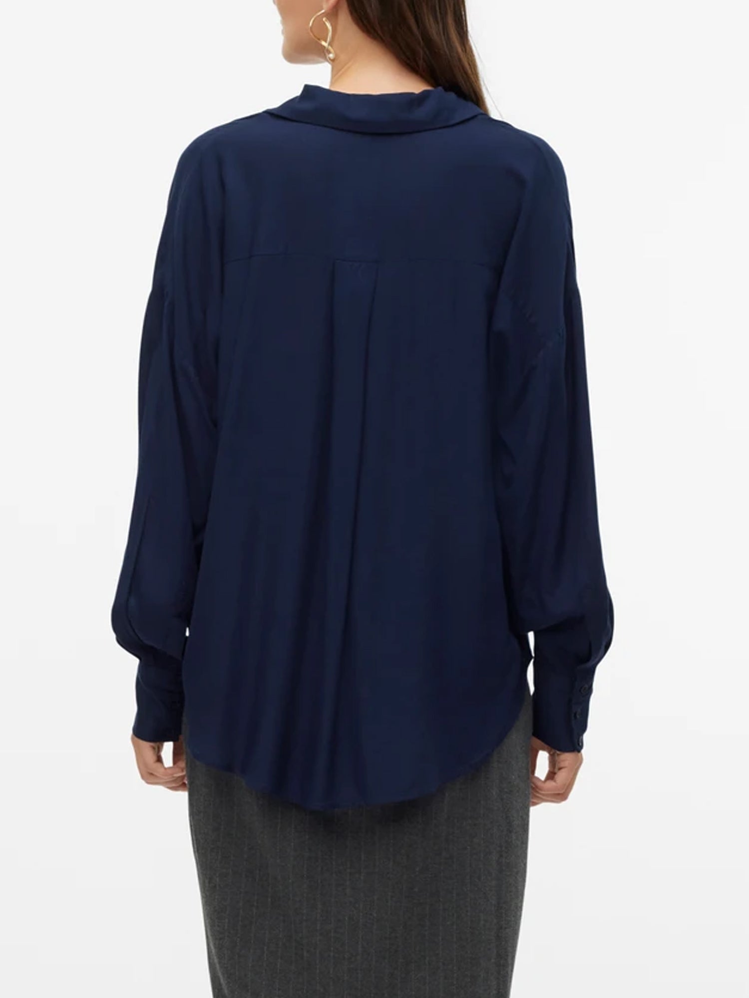 VERO MODA BUMPY CAMICIA NAVY BLAZER