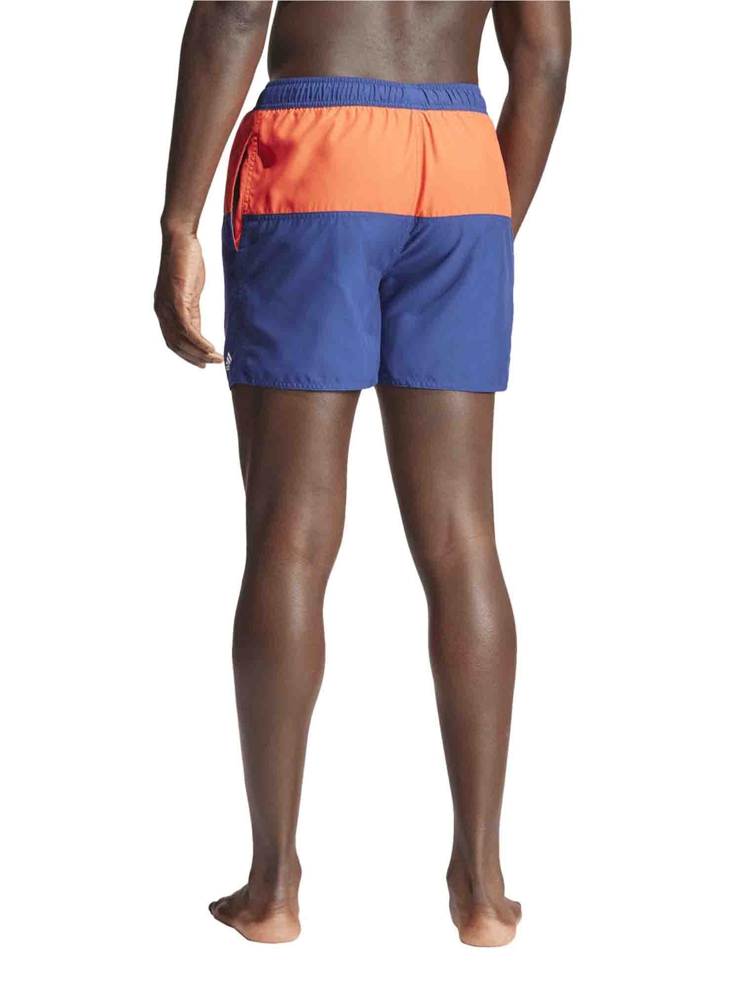 ADIDAS SHORT DA NUOTO COLORBLOCK COSTUME BLU-ARANCIO