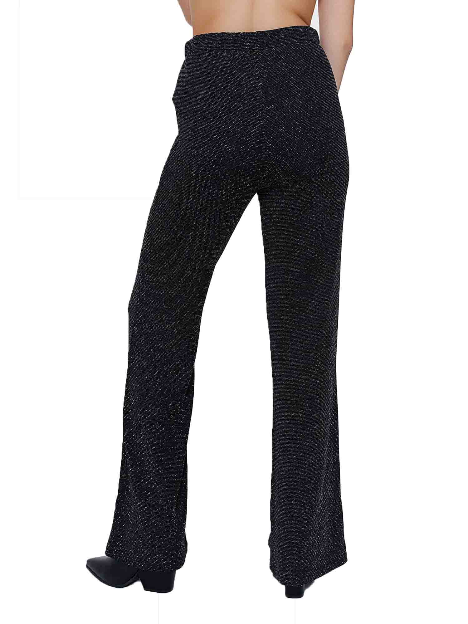 VERO MODA PANTALONE LUREX NERO