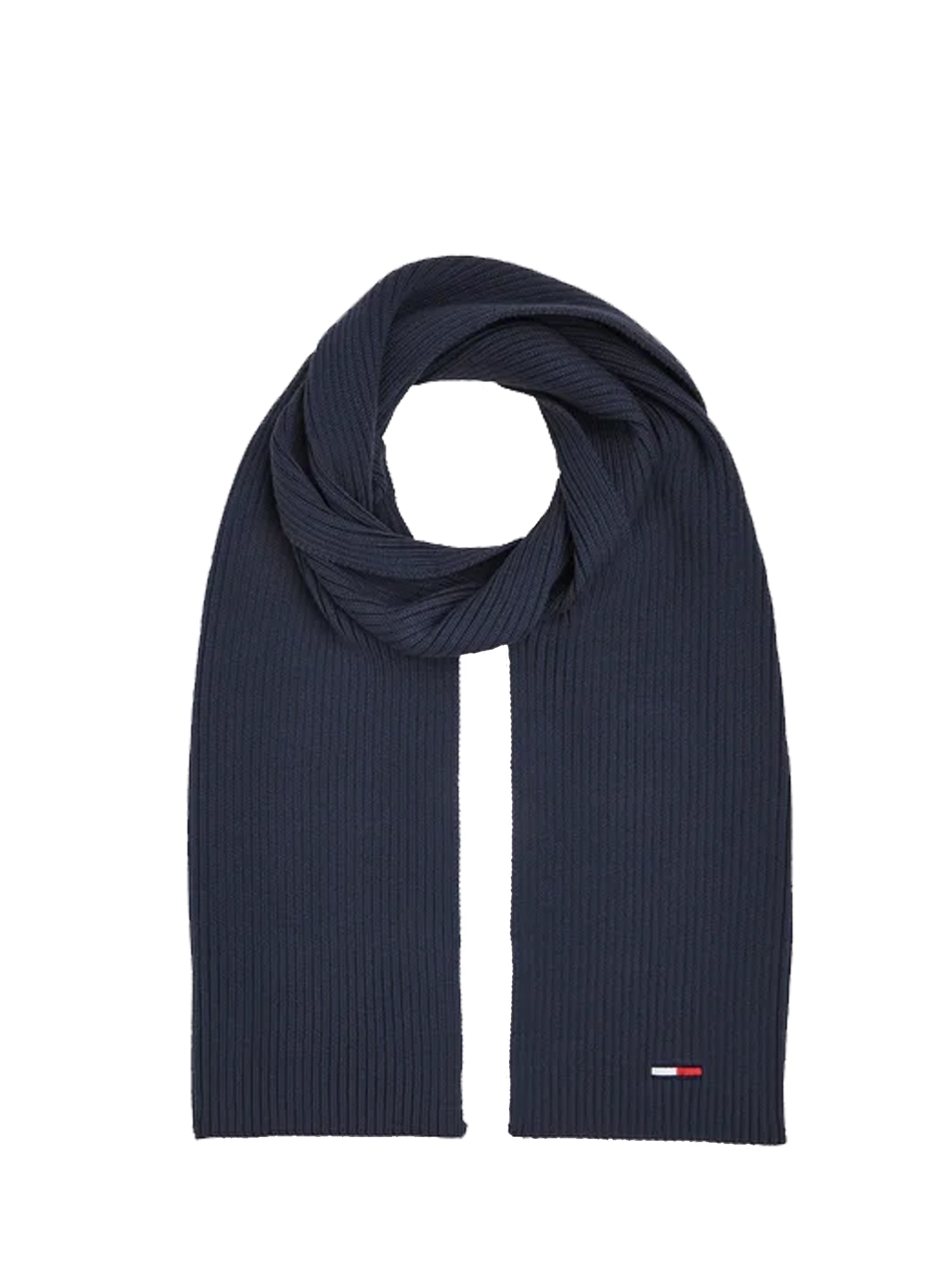 TOMMY HILFIGER ACCESSORIES SCIARPA A COSTINE BLU