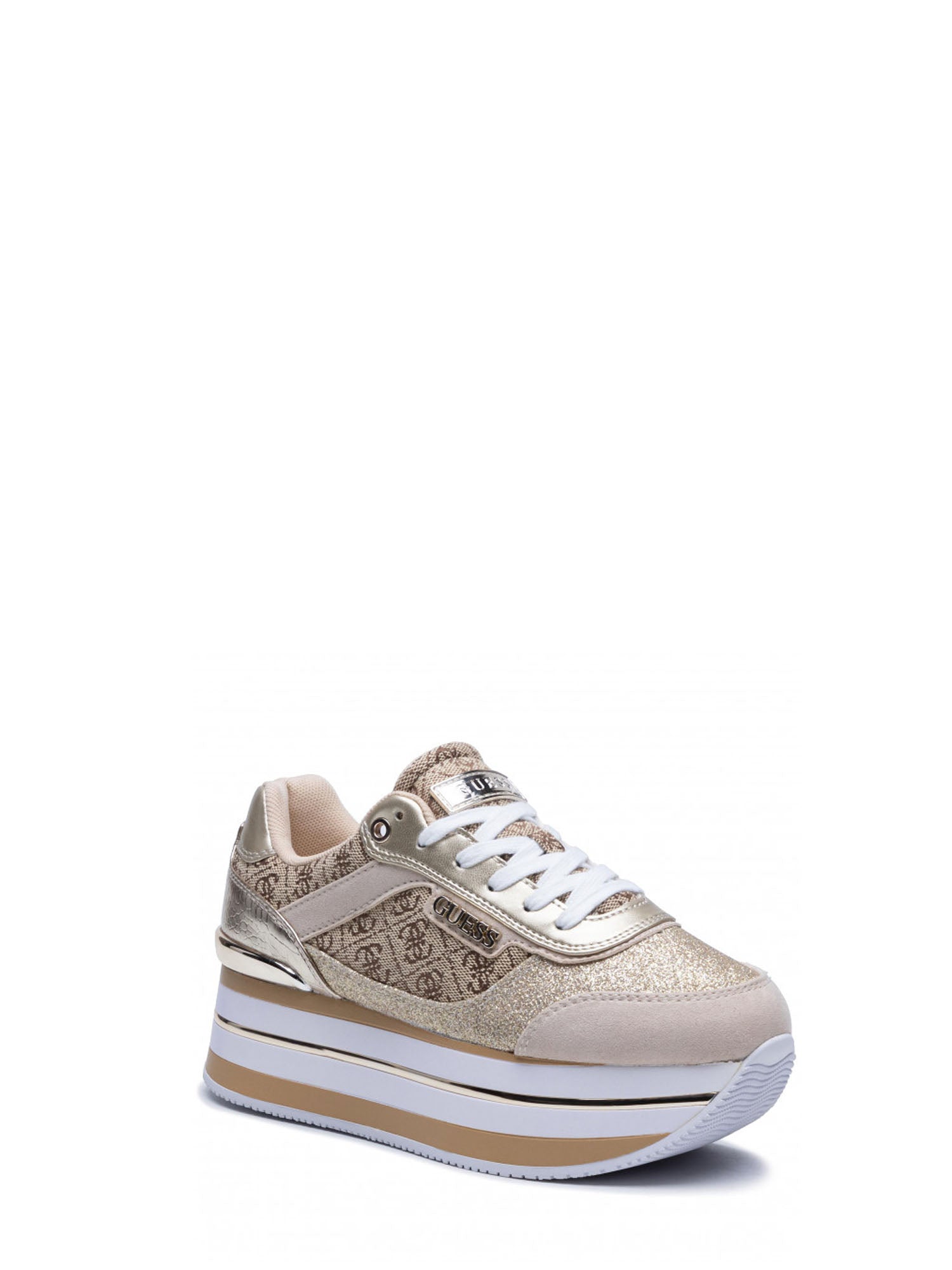 GUESS JEANS SHOES SCARPA HANSIN2 BEIGE