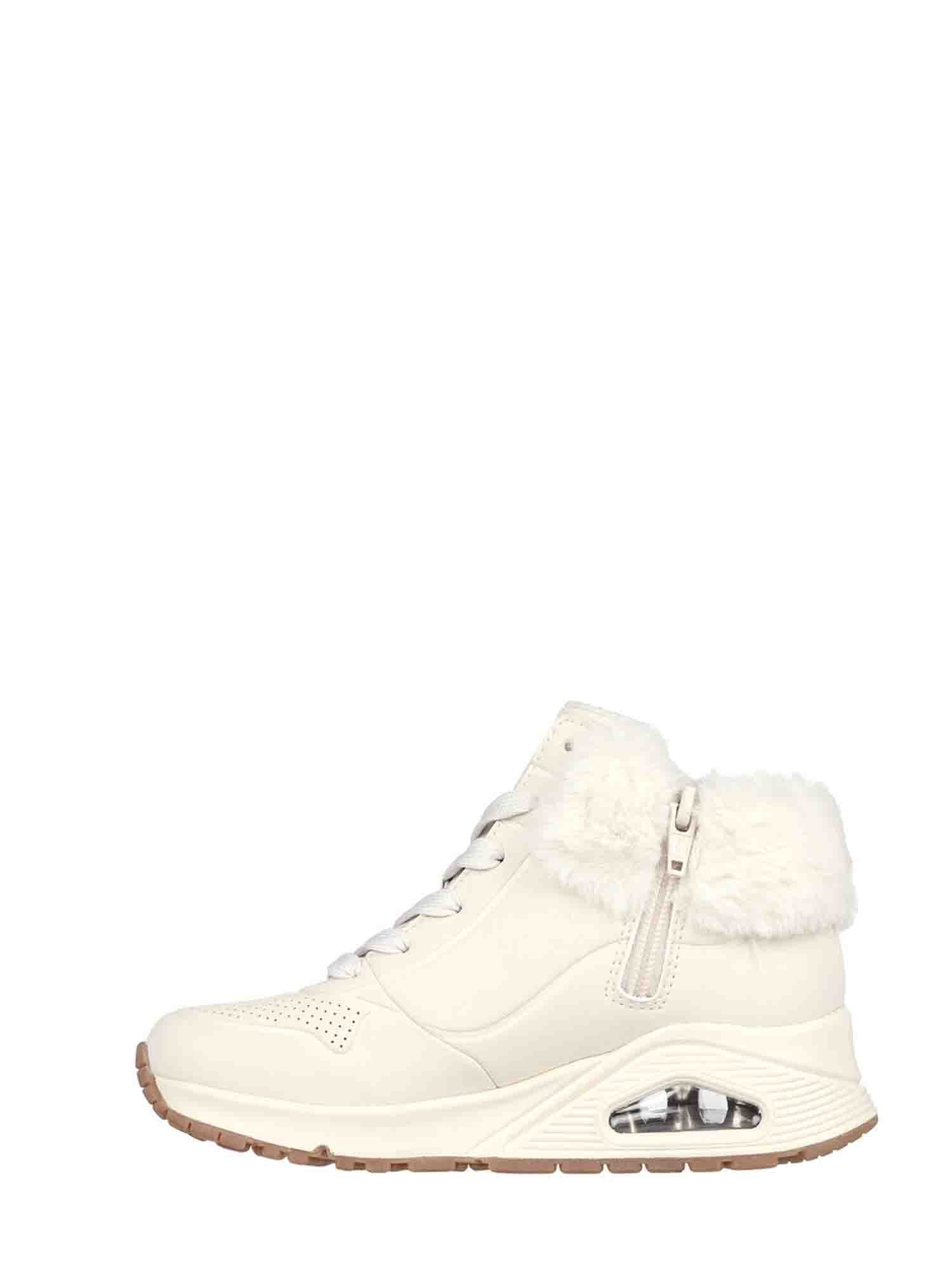 SKECHERS UNO-FALL AIR SNEAKERS NATURALE