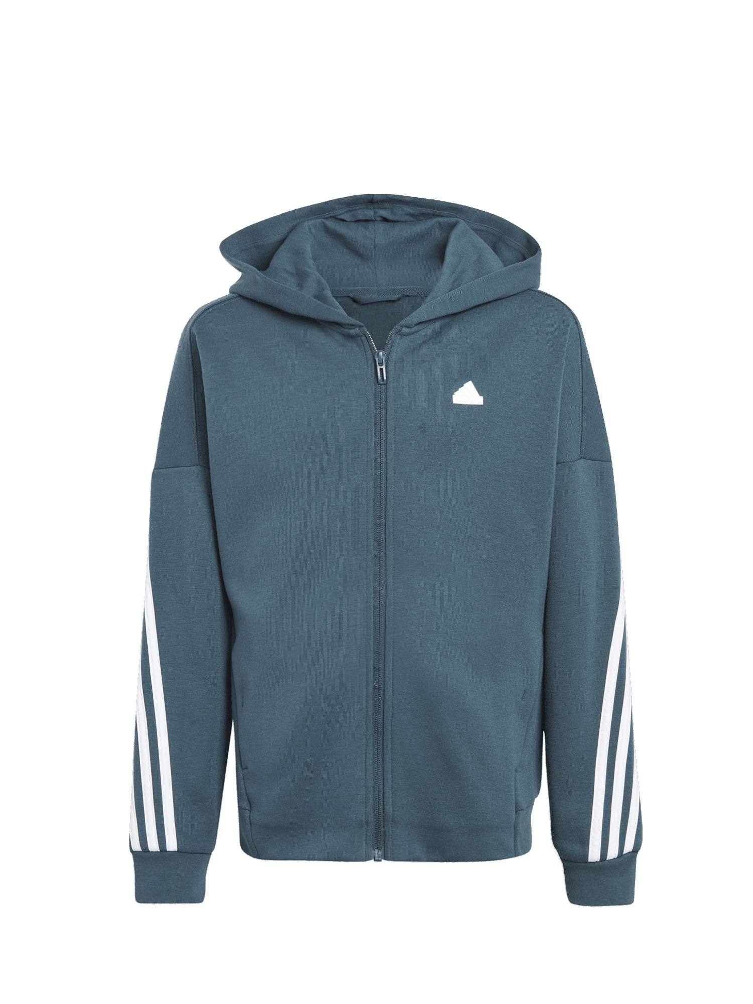 ADIDAS FELPA FUTURE ICONS 3-STRIPES FULL-ZIP TURCHESE