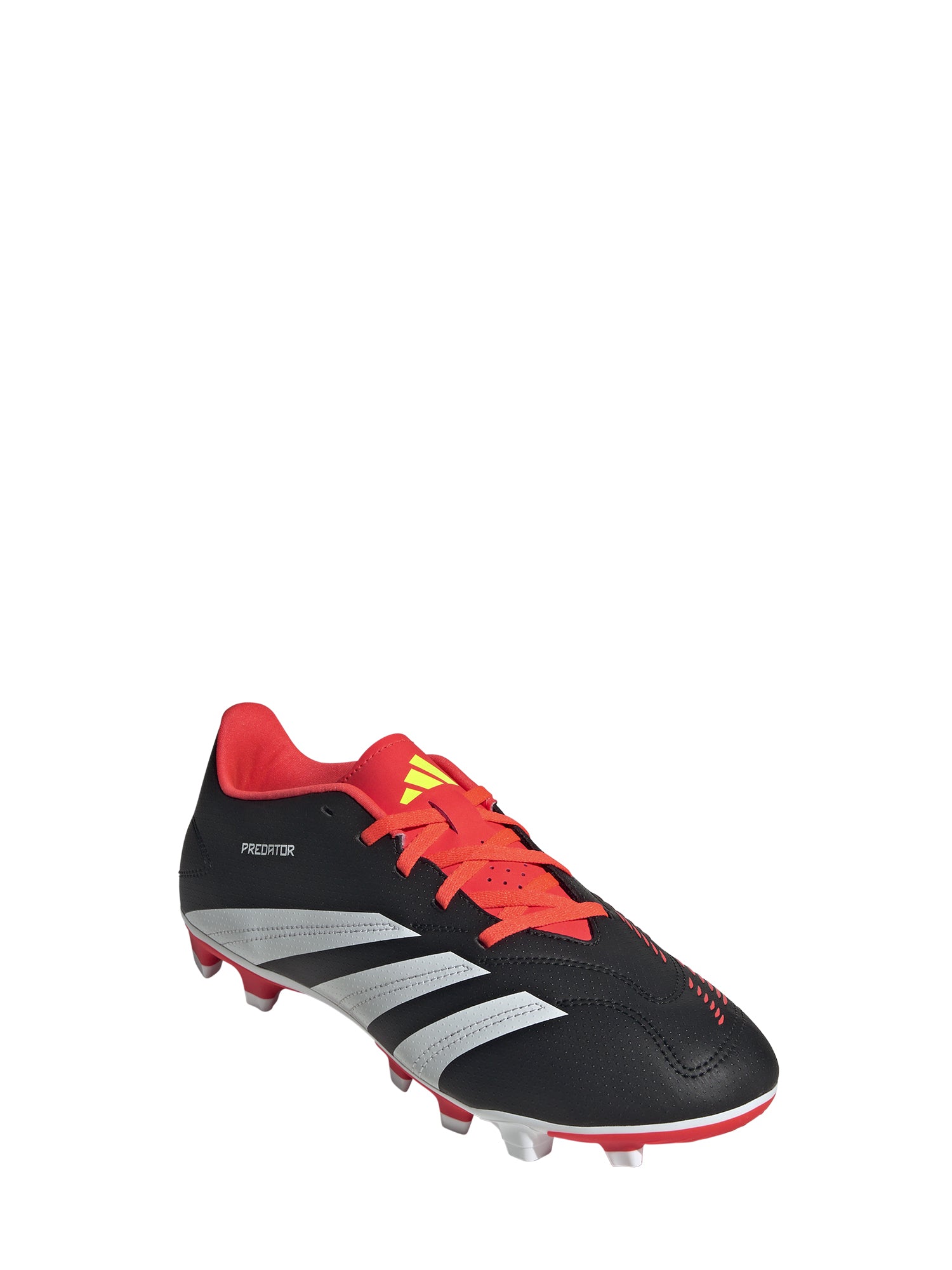 ADIDAS PREDATOR CLUB FG SCARPE DA CALCIO NERO-ROSSO