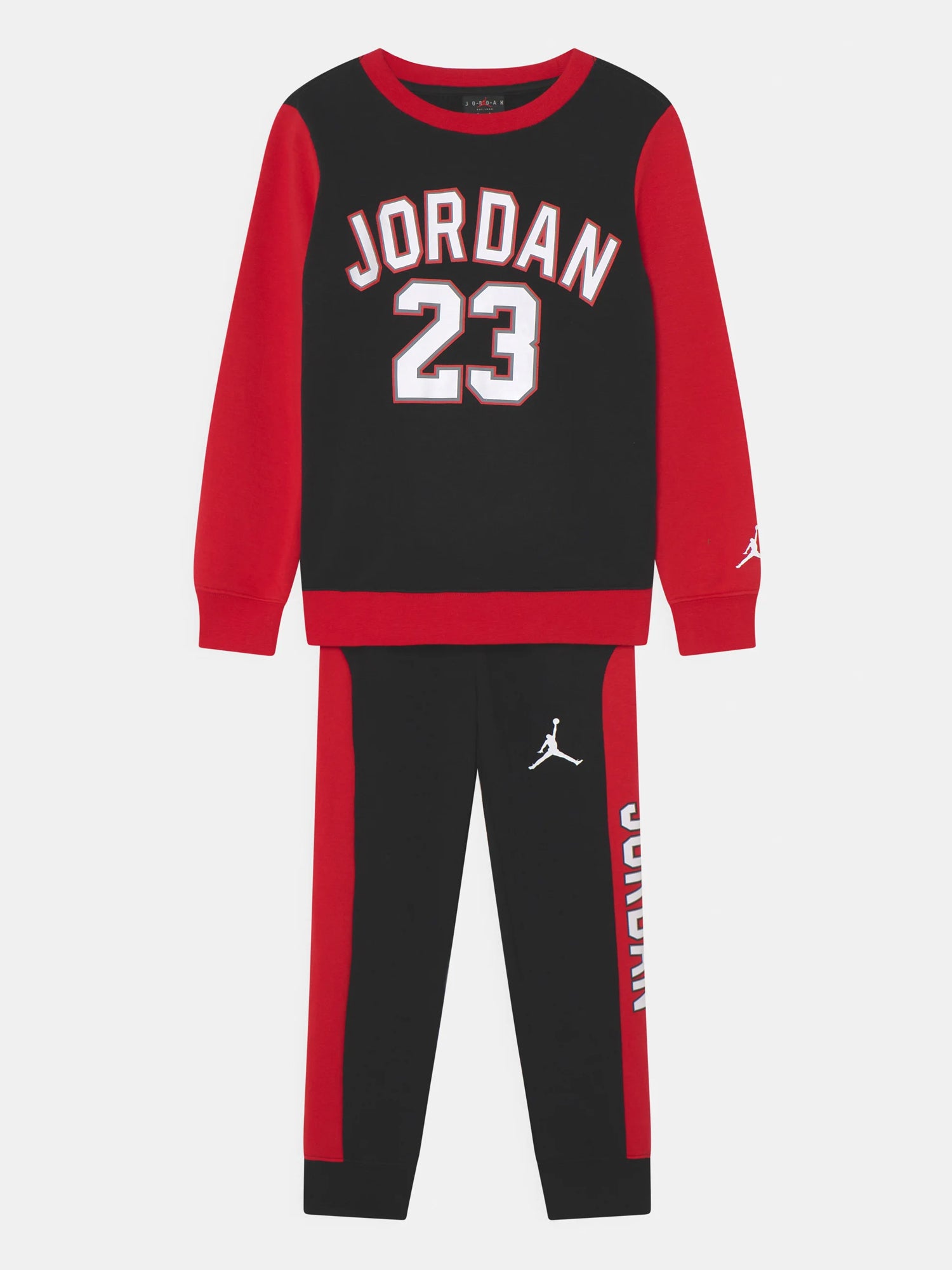 JORDAN COMPLETO AIR JORDAN 2 CREW SET NERO