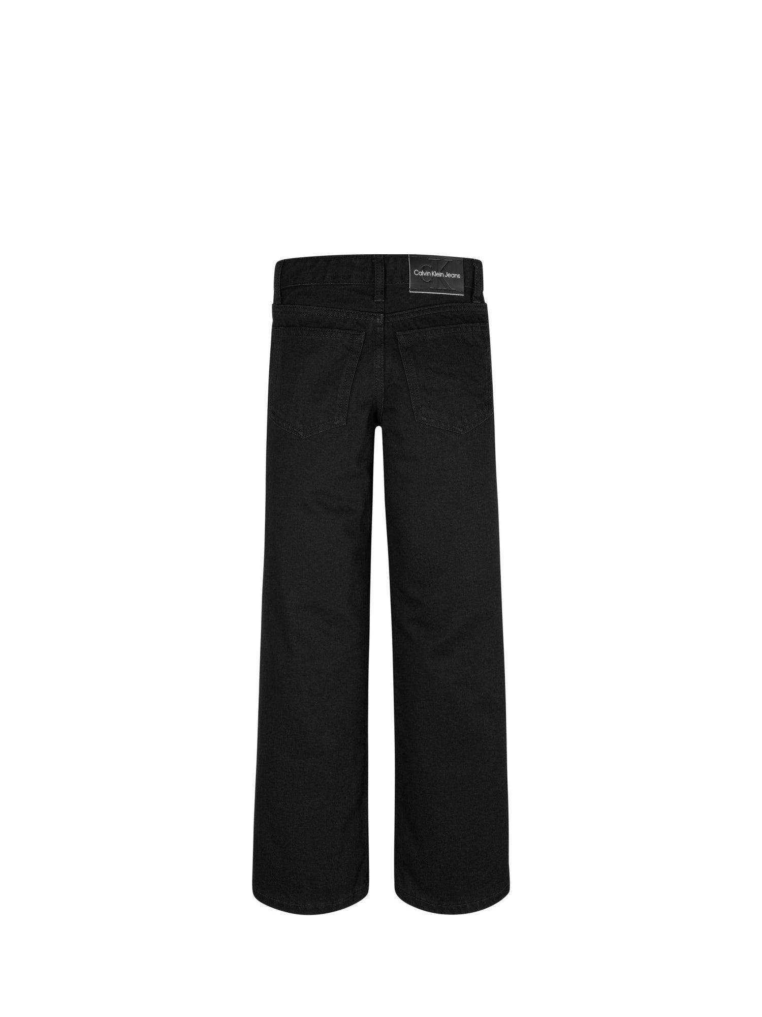 CALVIN KLEIN KIDS JEANS LARGO NERO