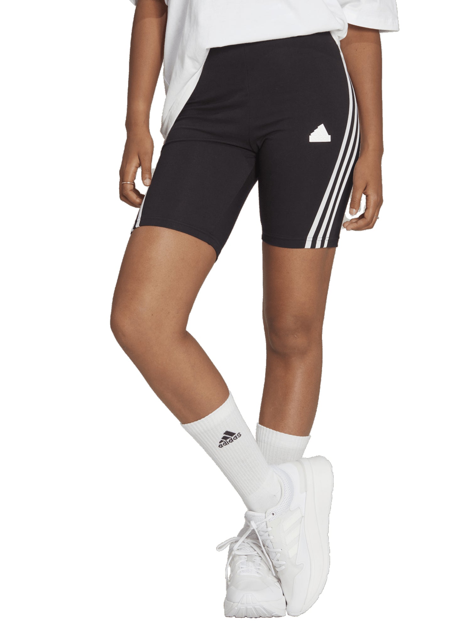 ADIDAS SHORTS FUTURE ICONS 3-STRIPES BIKE NERO