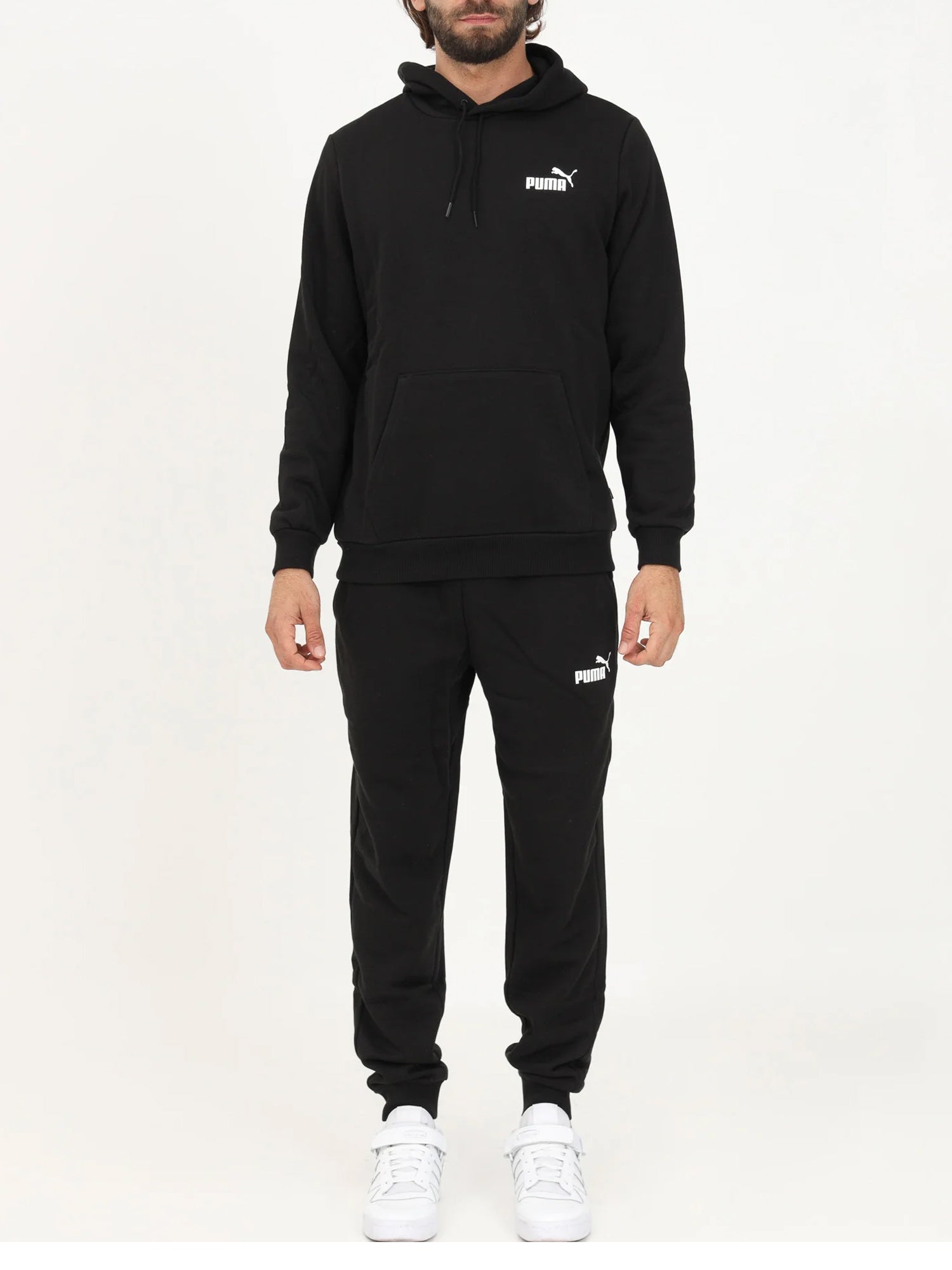 PUMA TUTA HOODED SWEAT SUIT FL NERO