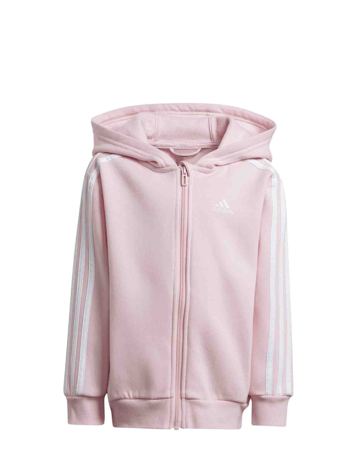 ADIDAS FELPA KIDS CON CAPPUCCIO ROSA