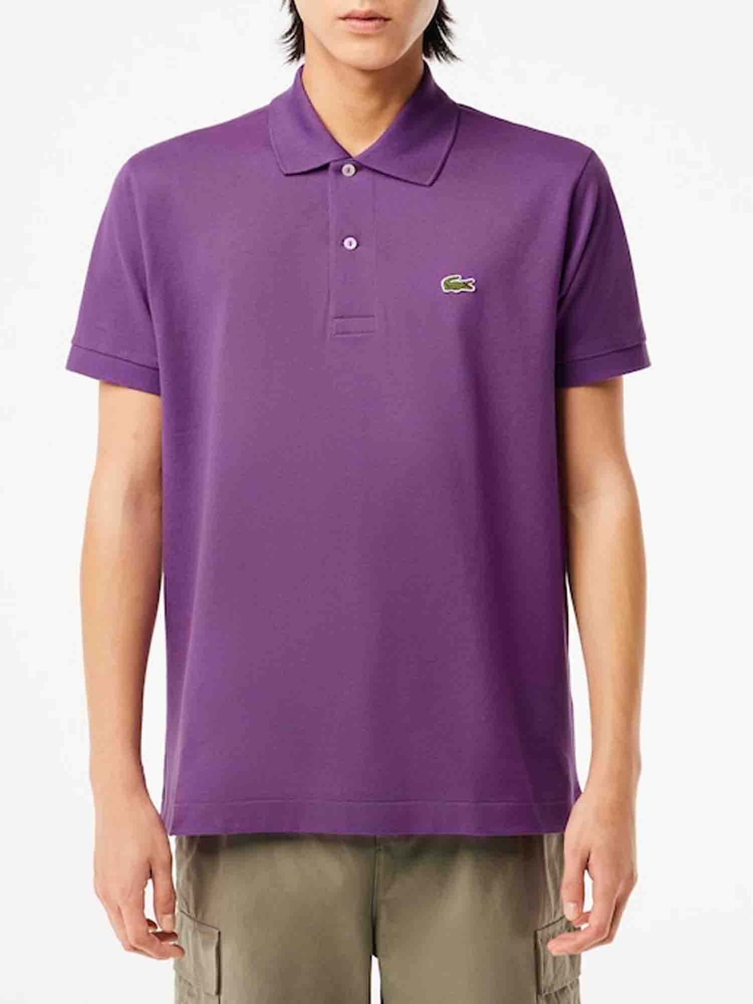 LACOSTE POLO CLASSICA VIOLA