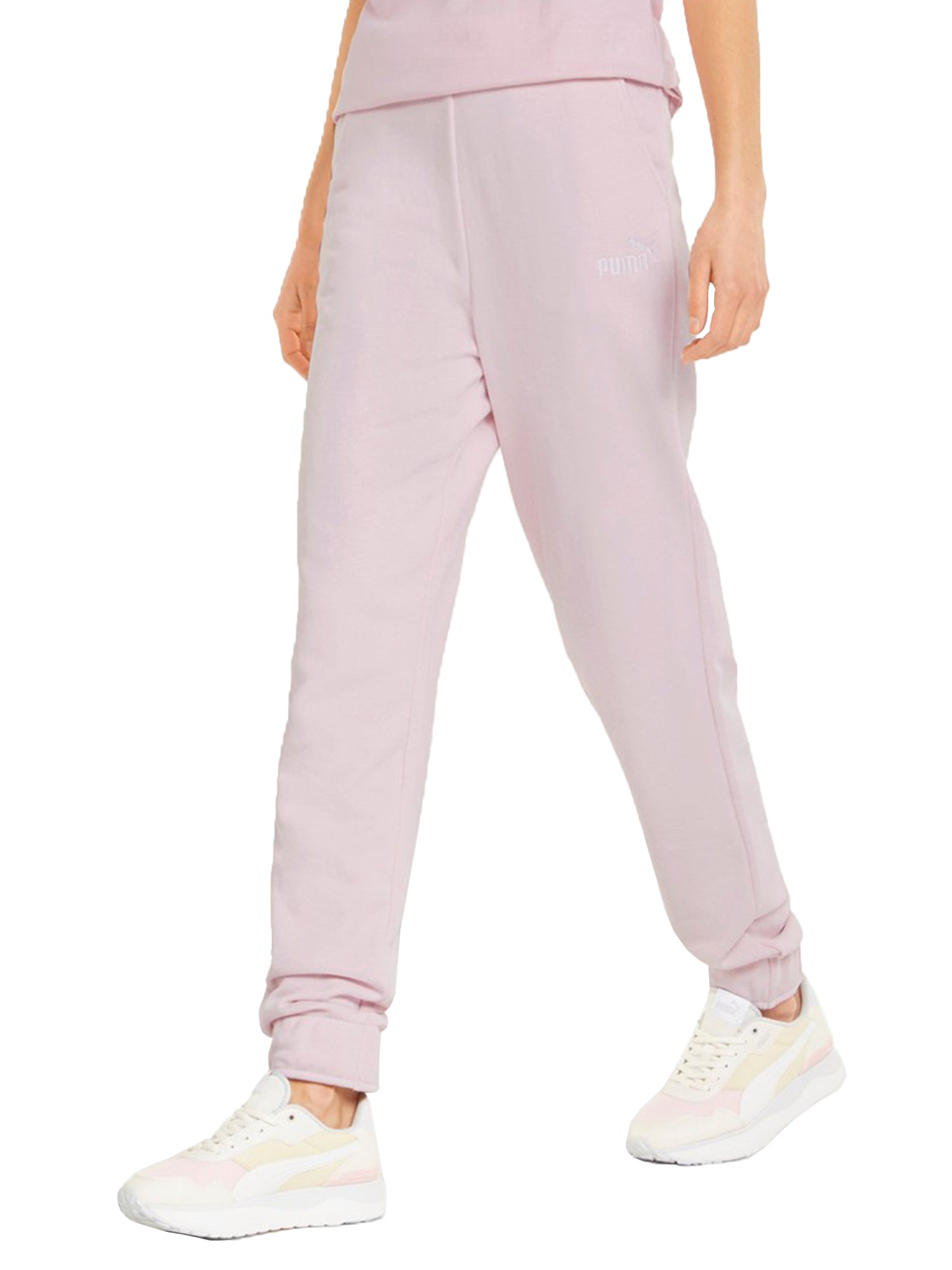 PUMA PANTALONE ESSENTIALS EMBROIDERY ROSA