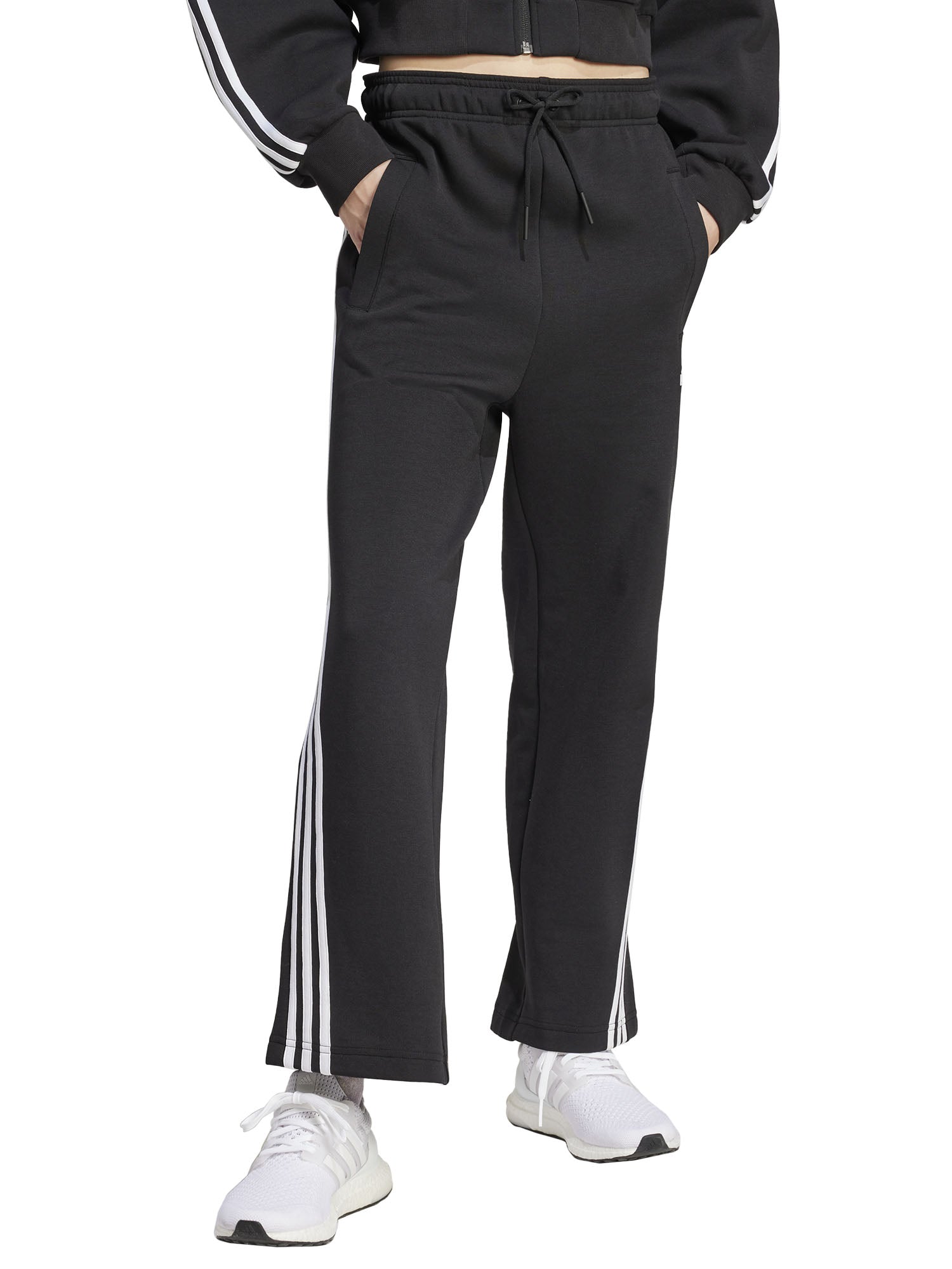 ADIDAS PANTALONI SPORTIVI W FUTURE ICONS 3-STRIPES NERO