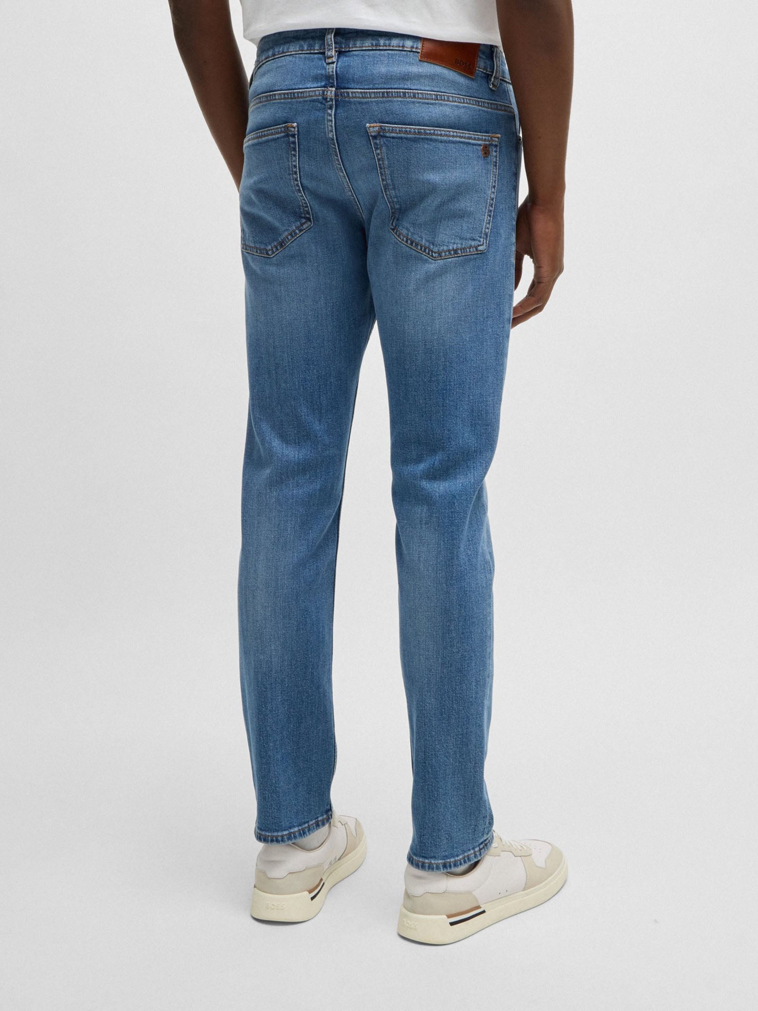 HUGO BOSS JEANS SLIM FIT IN DENIM ELASTICIZZATO BLU CHIARO