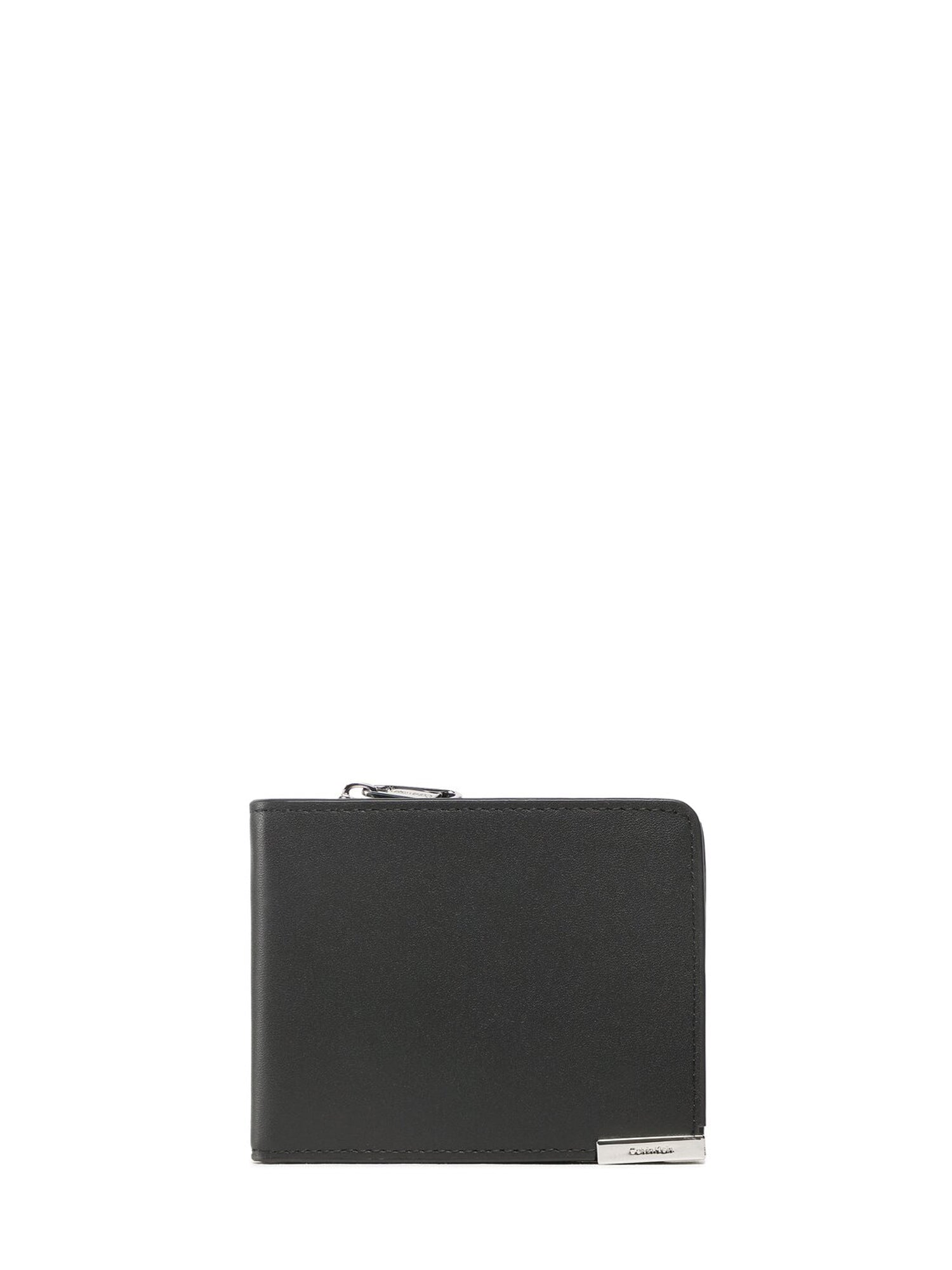 CALVIN KLEIN ACCESSORIES PORTAFOGLI MODERN PLAQUE BIFOLD HALF Z/A NERO