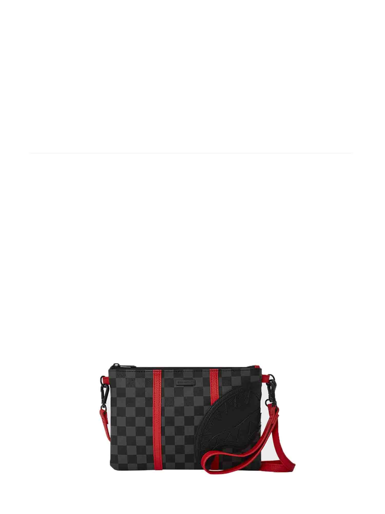 SPRAYGROUND RACEWAY CLUTCH POCHETTE NERO