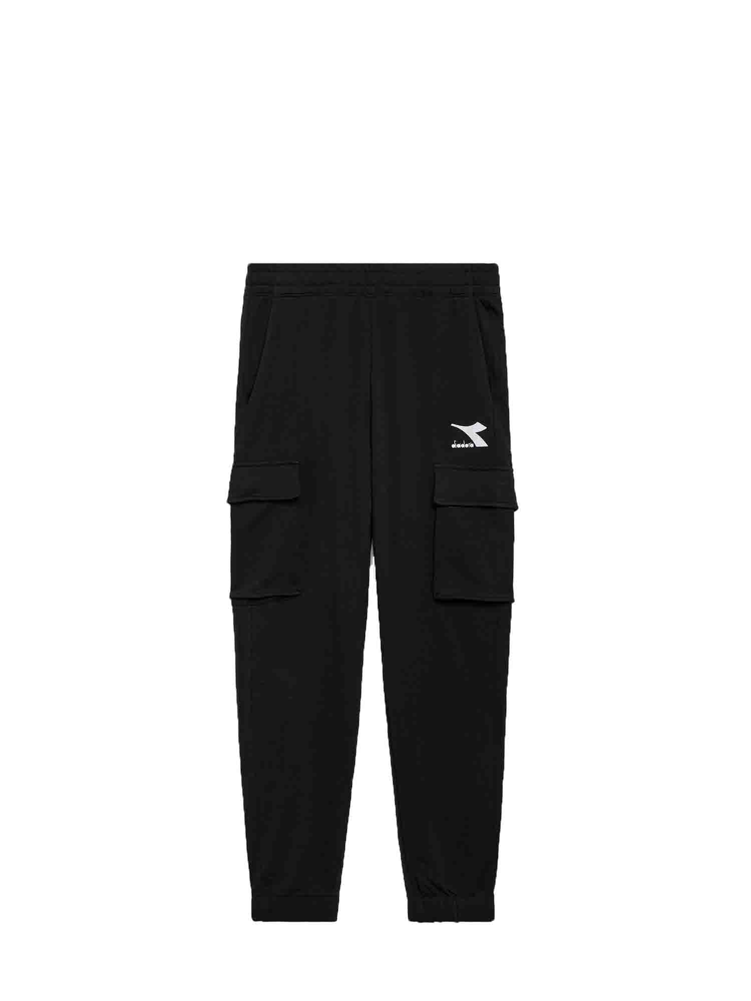 DIADORA PANTS CUFF SLICE PANTALONE SPORTIVO NERO