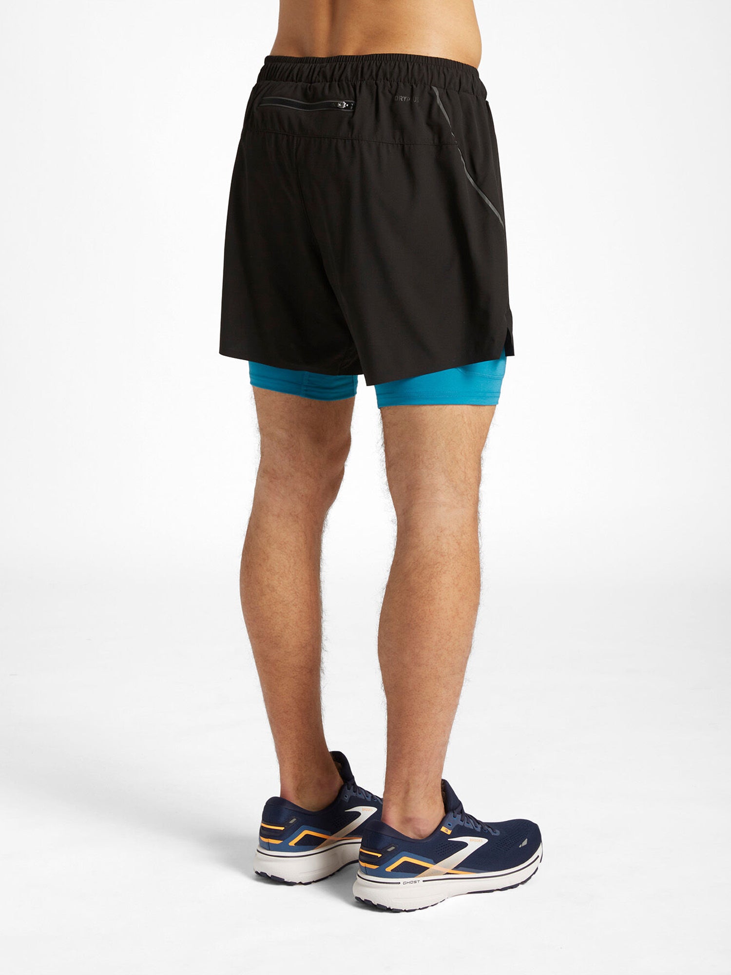 ENERGETICS SHORTS DA RUNNING STRIKO III NERO-TURCHESE