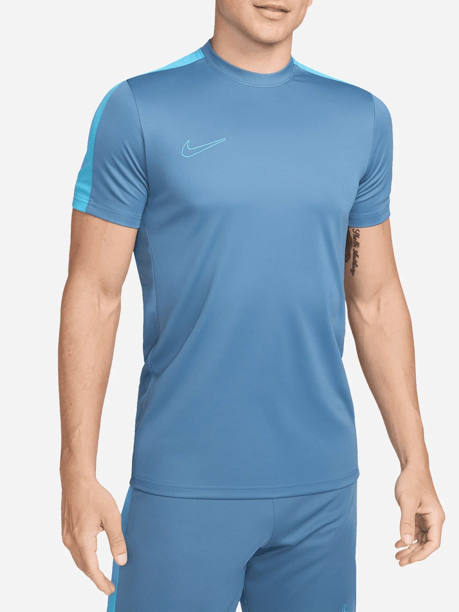 NIKE ACADEMY DRI-FIT T-SHIRT SPORTIVA AZZURRO