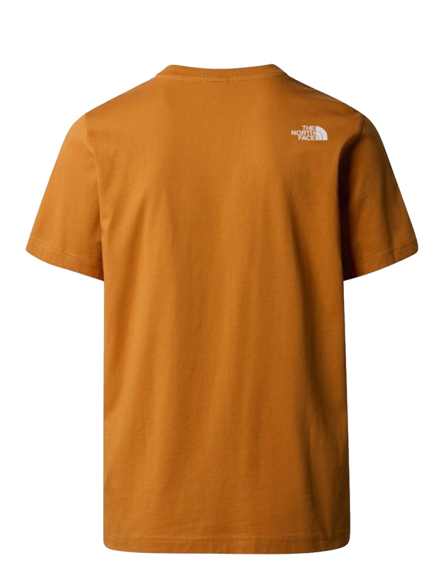 THE NORTH FACE T-SHIRT MOUNTAIN LINE ARANCIO