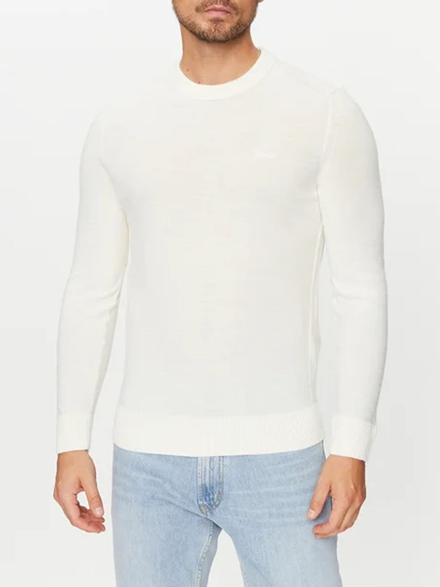 HUGO BOSS MAGLIONE AVAC BIANCO