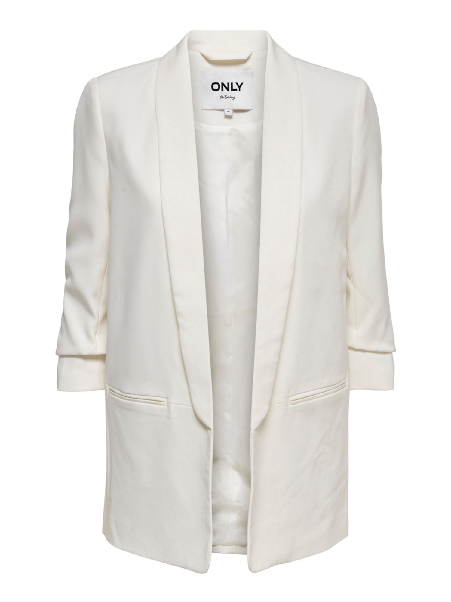 ONLY BLAZER LUNGO BIANCO