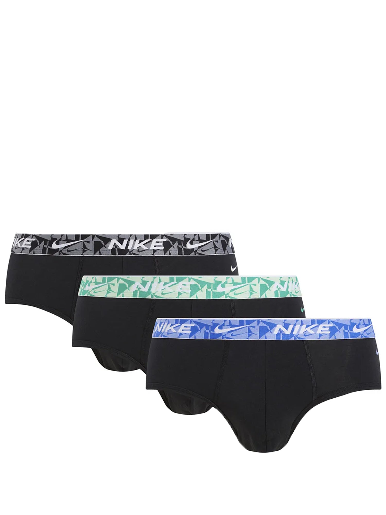 NIKE SLIP BRIEF 3PK NERO - MULTICOLOR