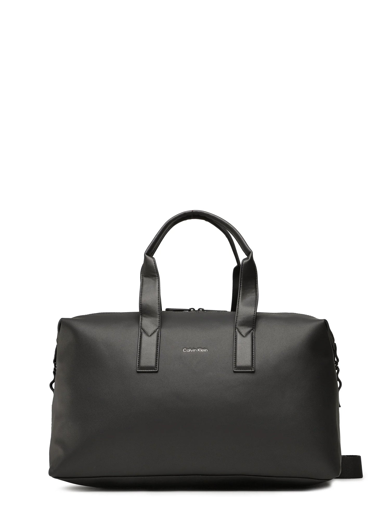 CALVIN KLEIN ACCESSORIES BORSA MUST PIQUE WEEKENDER NERO