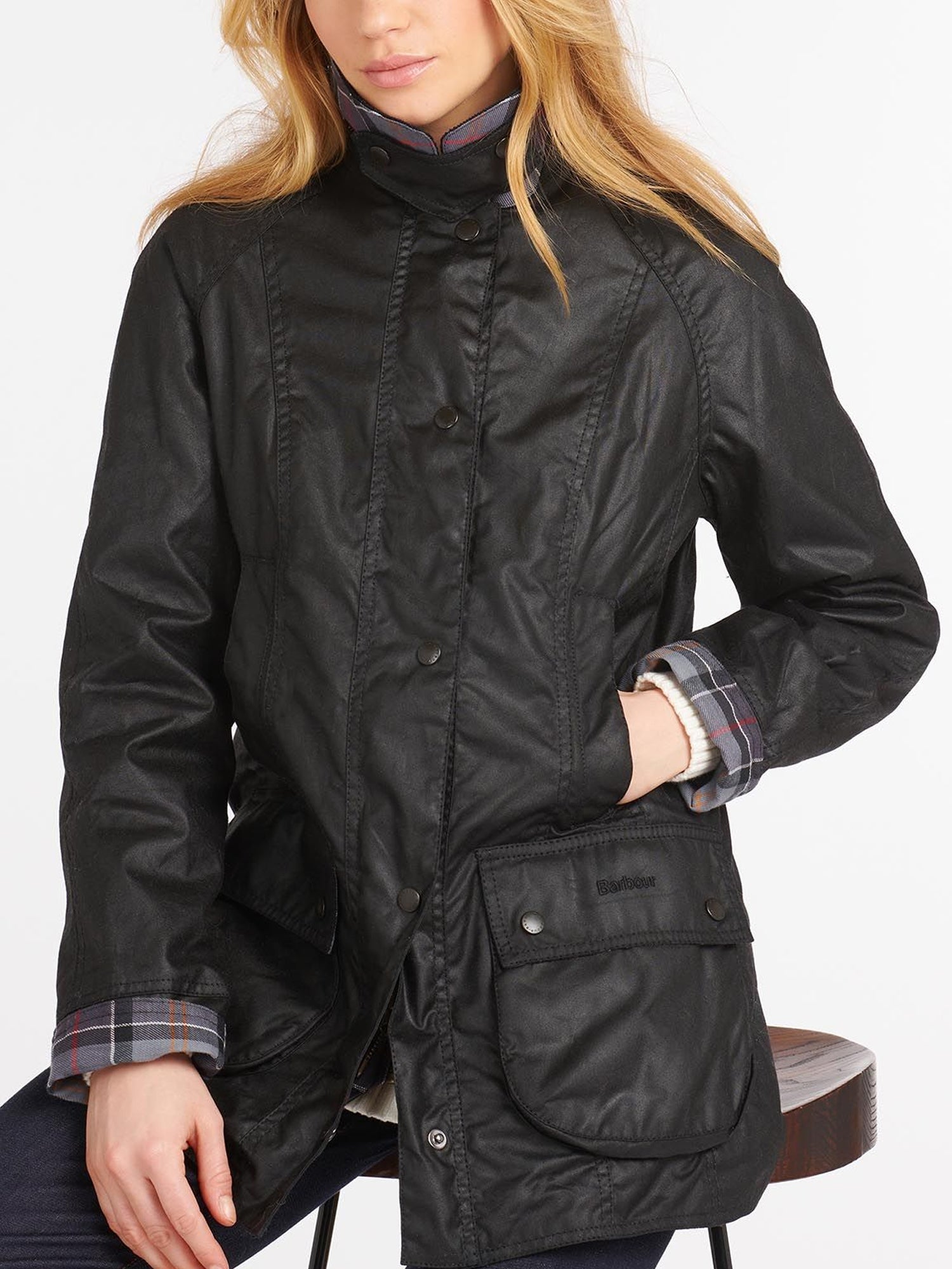 BARBOUR GIUBBINO BEADNELL WAX NERO