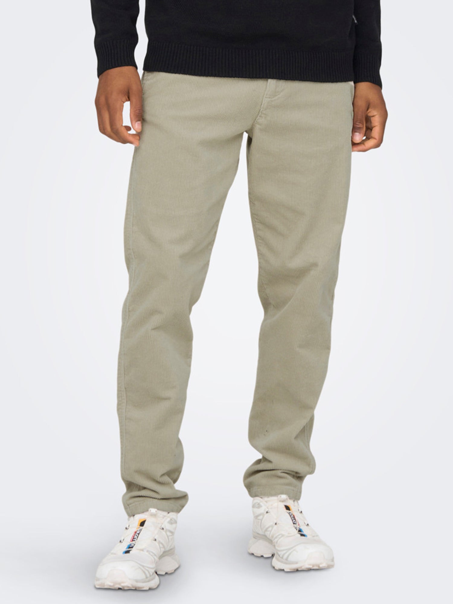 ONLY&SONS PANTALONI AVI TAP BEIGE GRIGIO