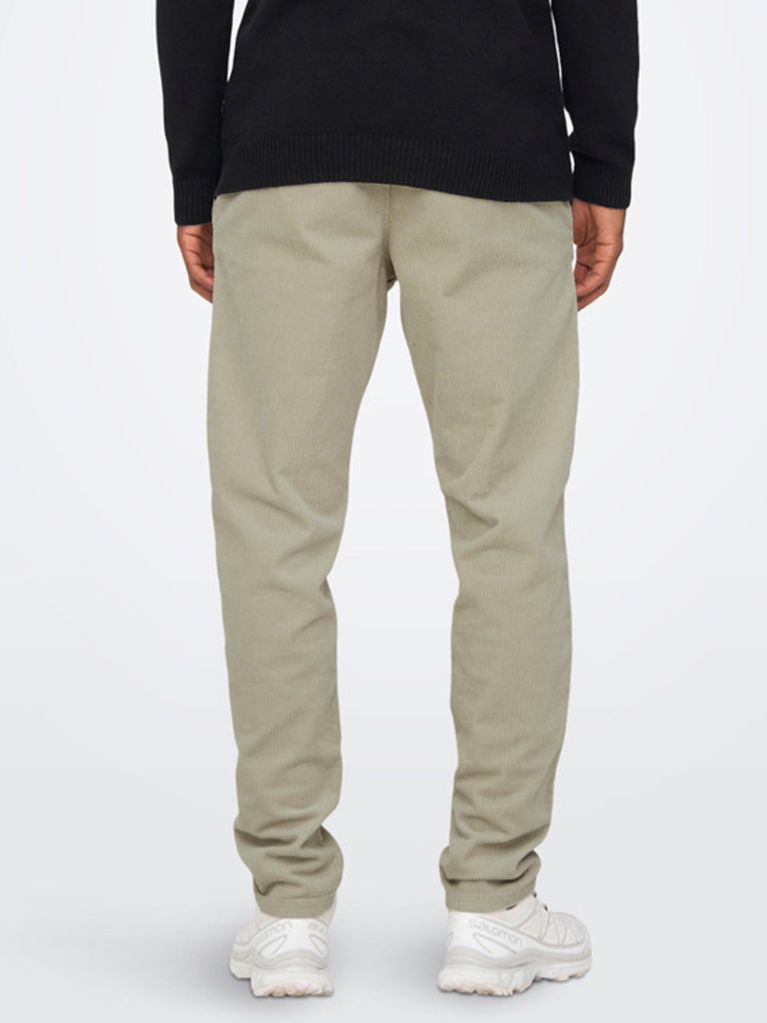 ONLY&SONS PANTALONI AVI TAP BEIGE GRIGIO