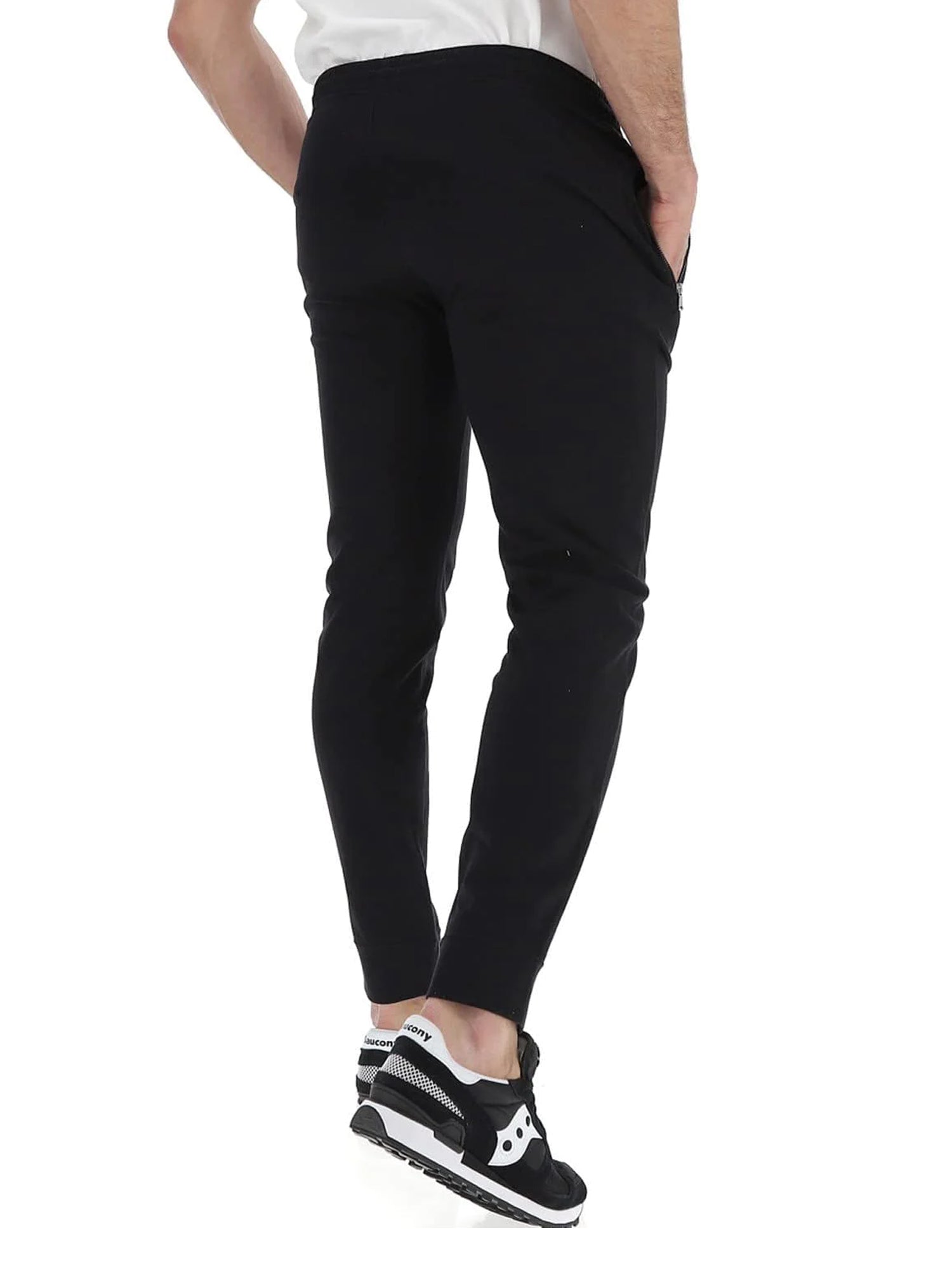 CHAMPION PANTALONI SPORTIVI SLIM NERO