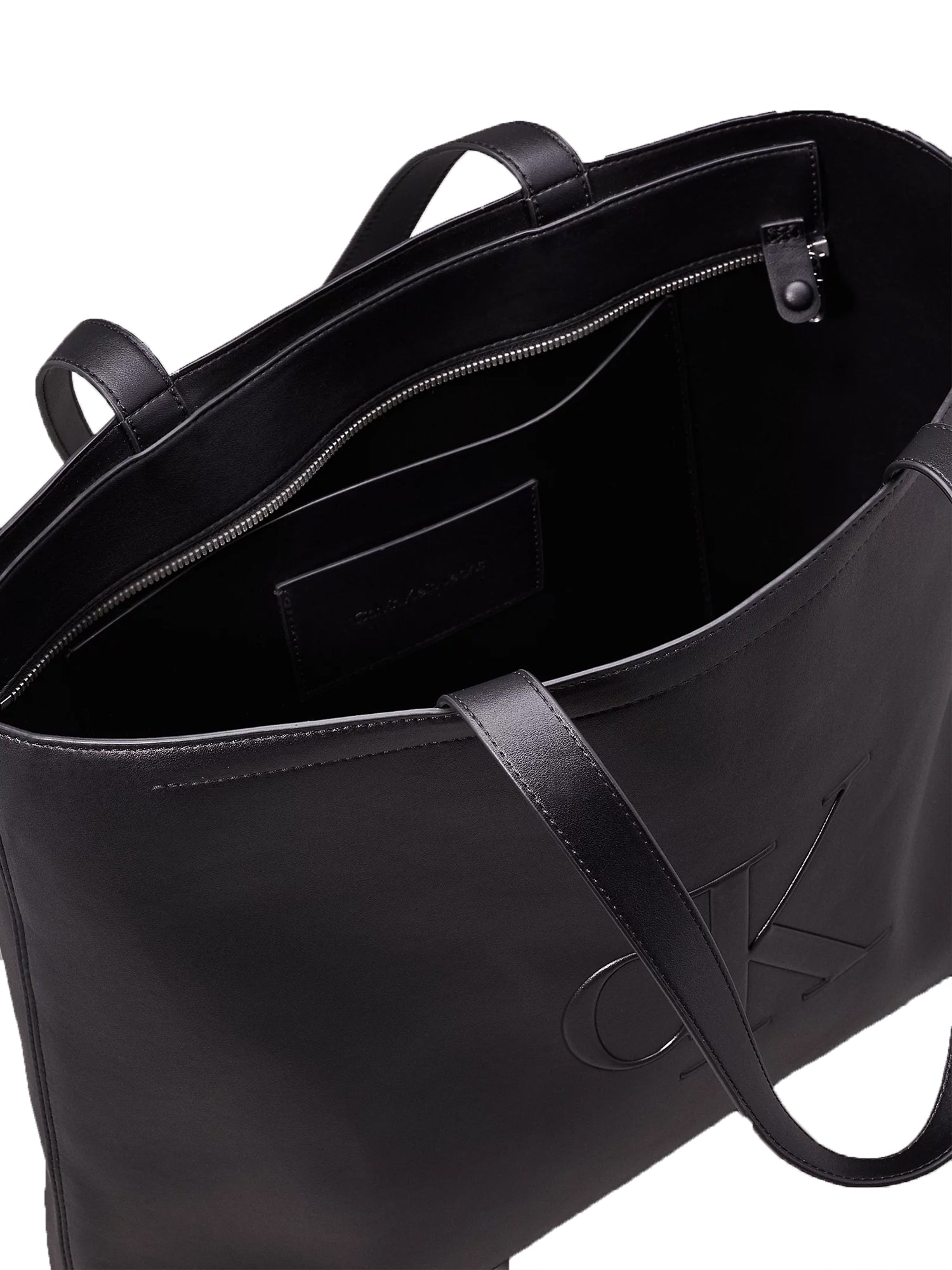 CALVIN KLAIN TOTE SLIM BORSA GRANDE NERO