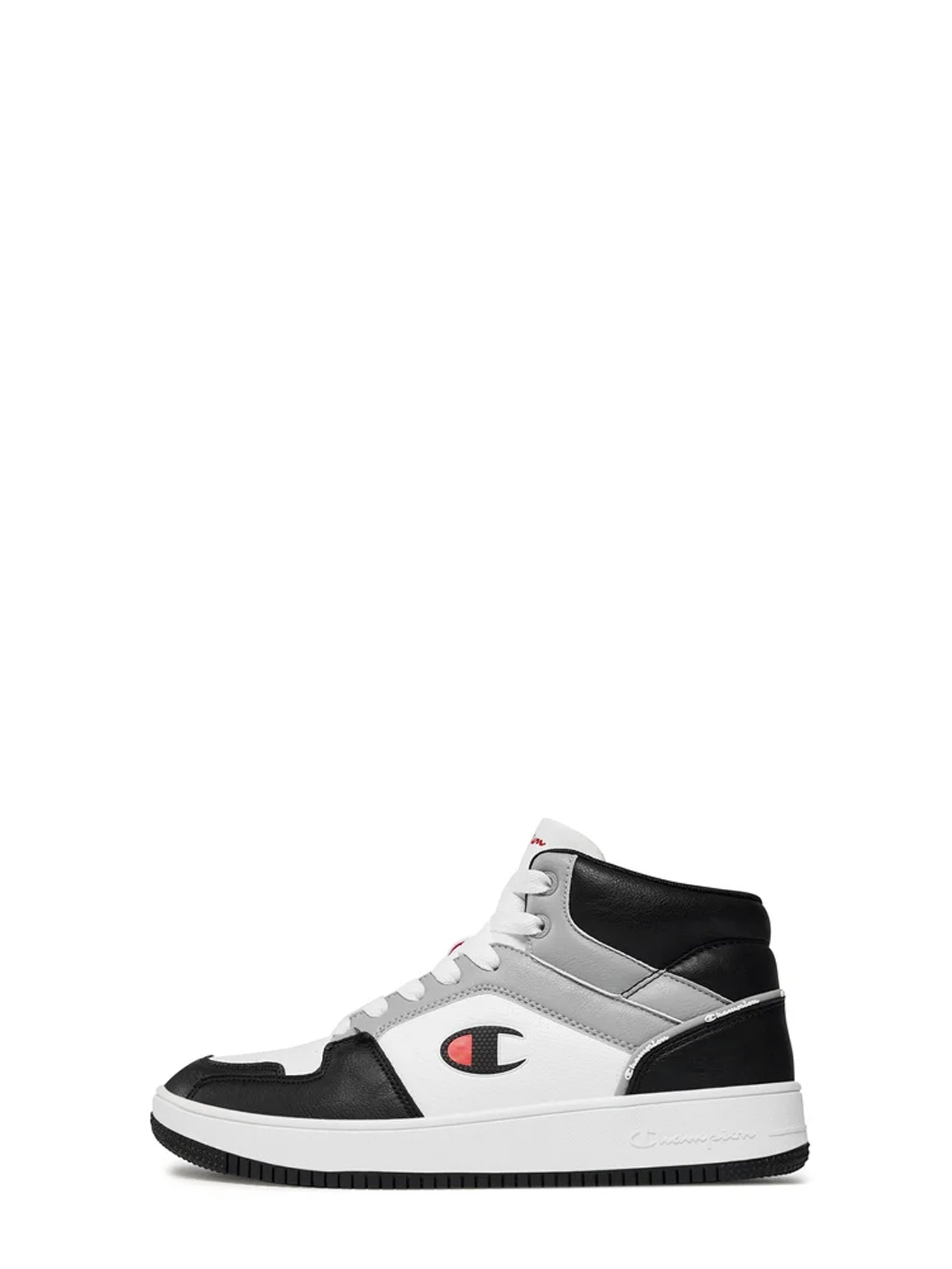 CHAMPION SNEAKERS REBOUND 2.0 MID BIANCO-NERO