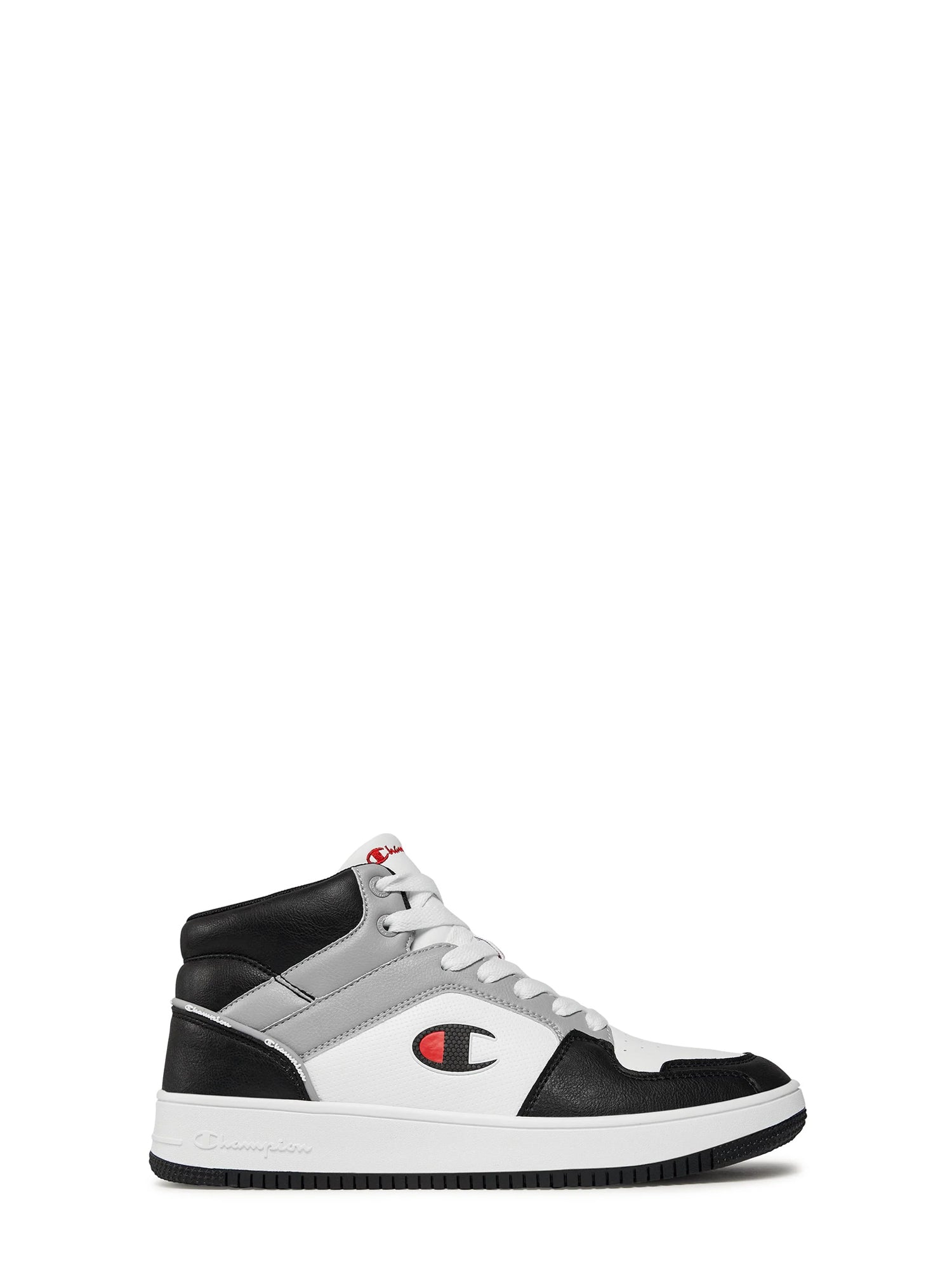 CHAMPION SNEAKERS REBOUND 2.0 MID BIANCO-NERO