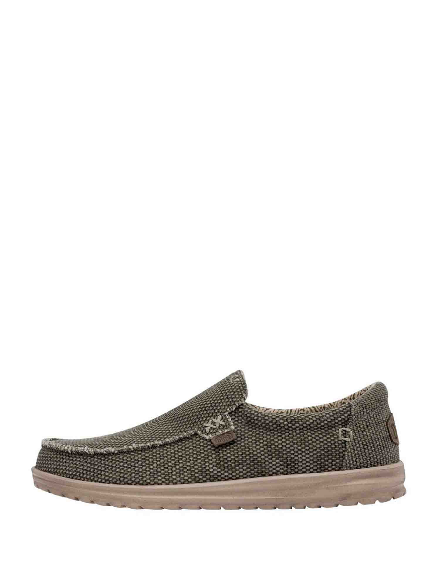 HEYDUDE MIKKA BRAIDED M SLIP ON UOMO VERDE MILITARE