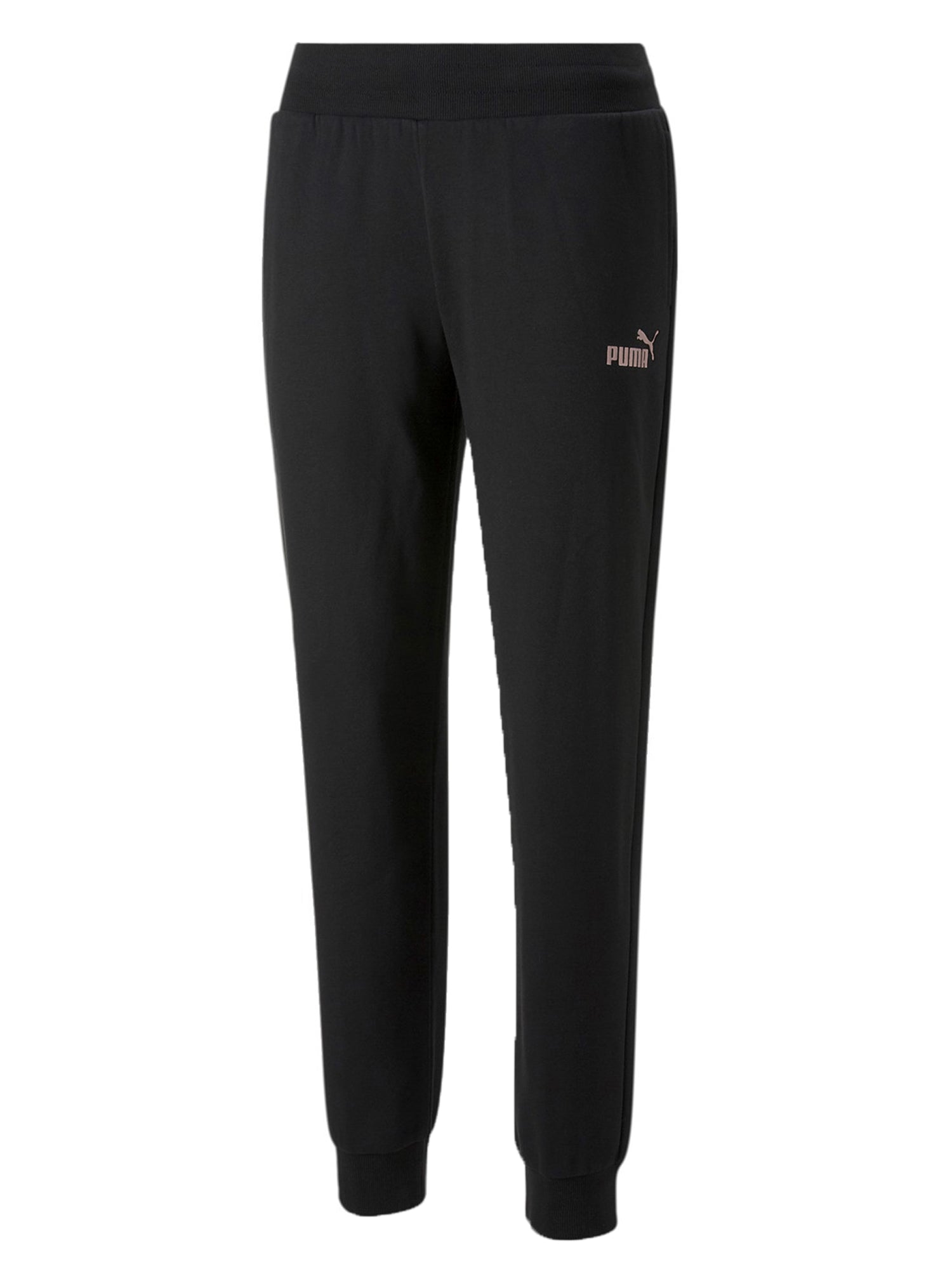 PUMA PANTALONI SPORTIVI ESSENTIALS NERO - ROSA