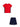 CHAMPION SET T-SHIRT+ PANTALONCINO DA BAMBINO ROSSO-NERO