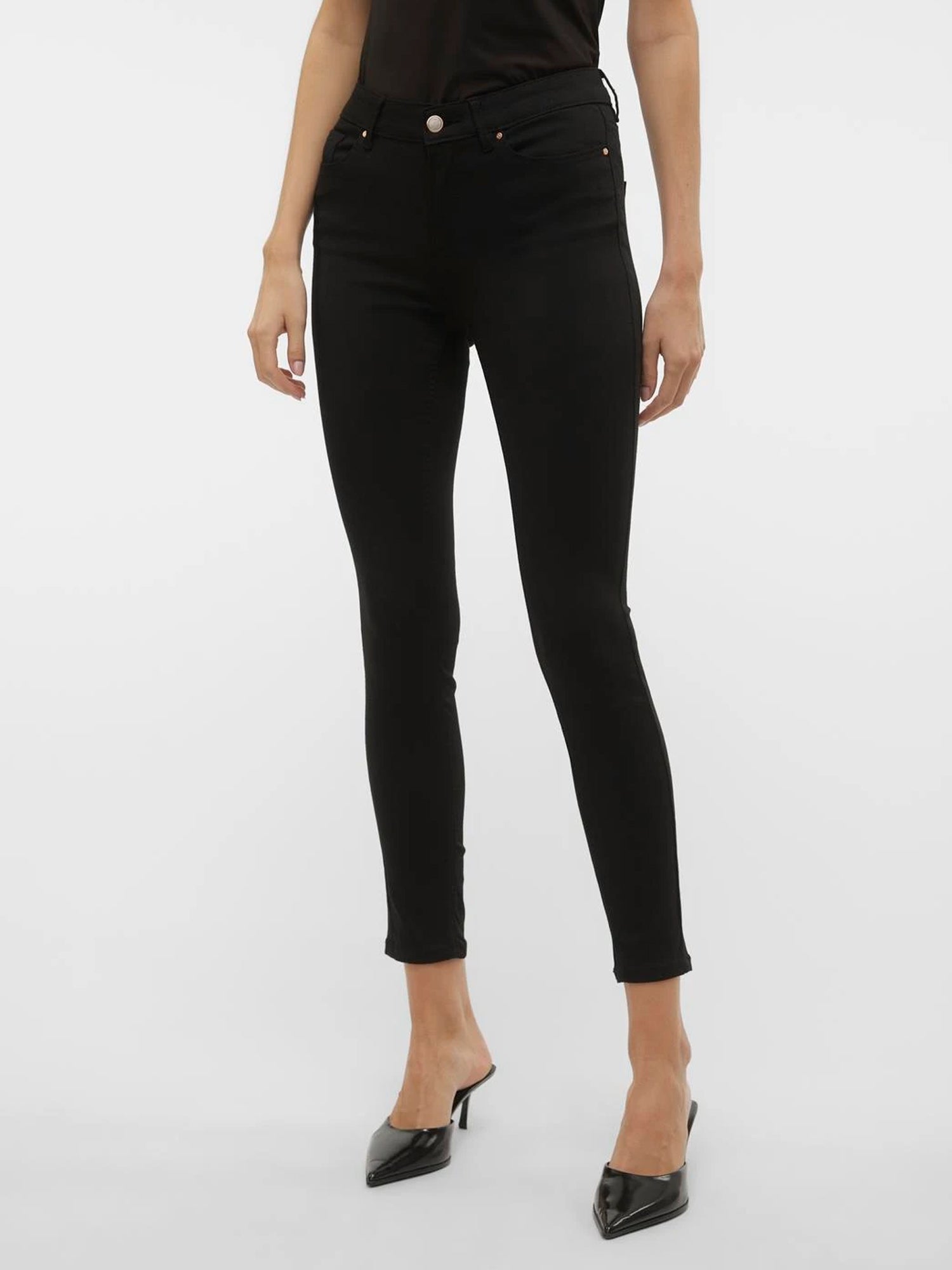 VERO MODA FLASH SKINNY FIT JEANS NERO