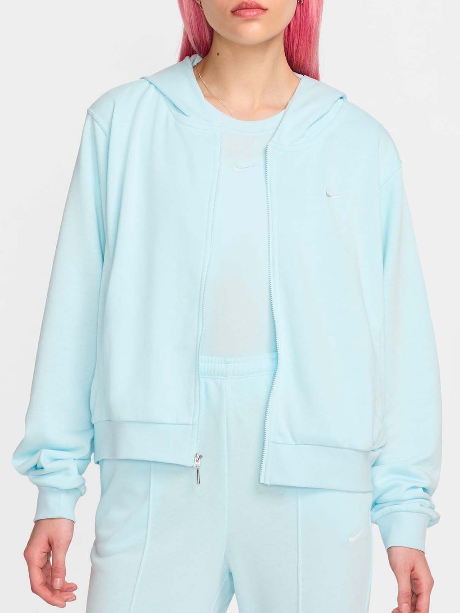 NIKE SPORTSWEAR FELPA FULL-ZIP AZZURRO