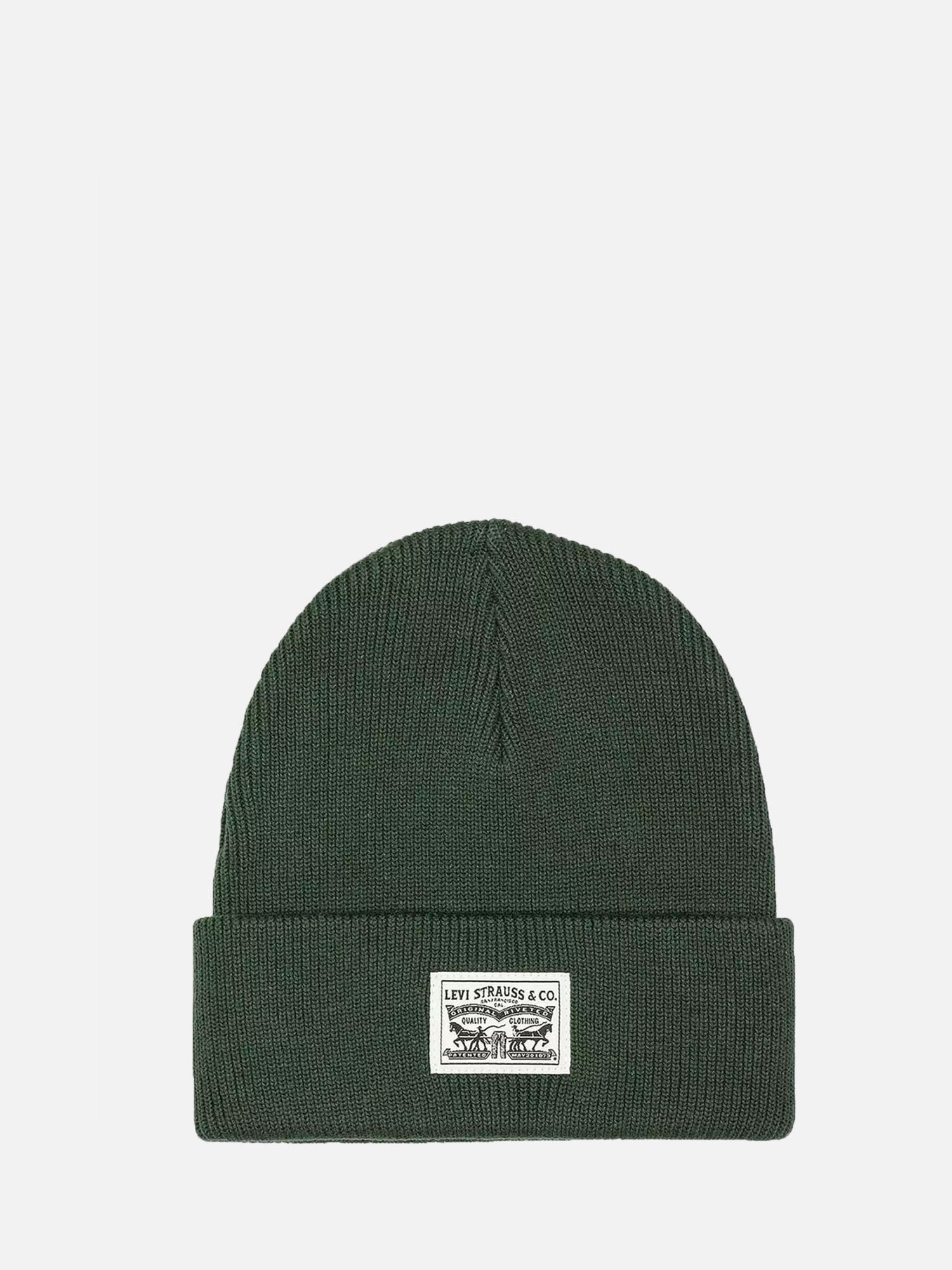 LEVI'S CAPPELLO BEANIE BACKPATCH VERDE