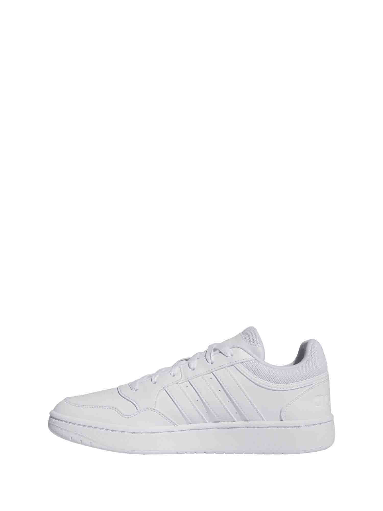 ADIDAS HOOPS 3.0 LOW CLASSIC VINTAGE SNEAKERS BIANCO