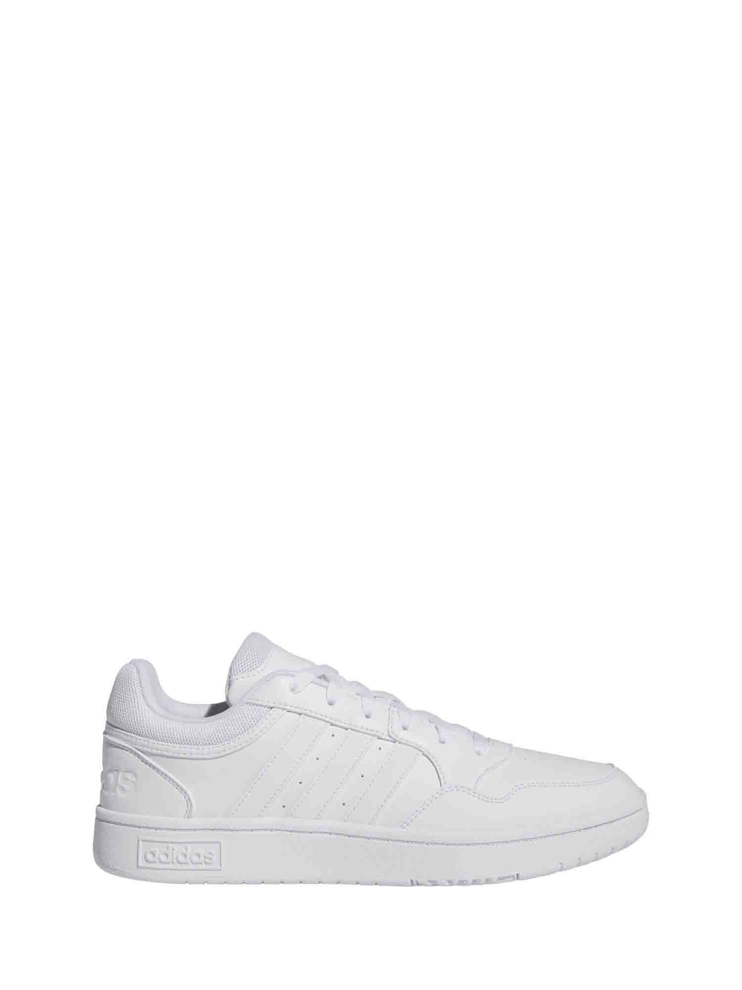 ADIDAS HOOPS 3.0 LOW CLASSIC VINTAGE SNEAKERS BIANCO