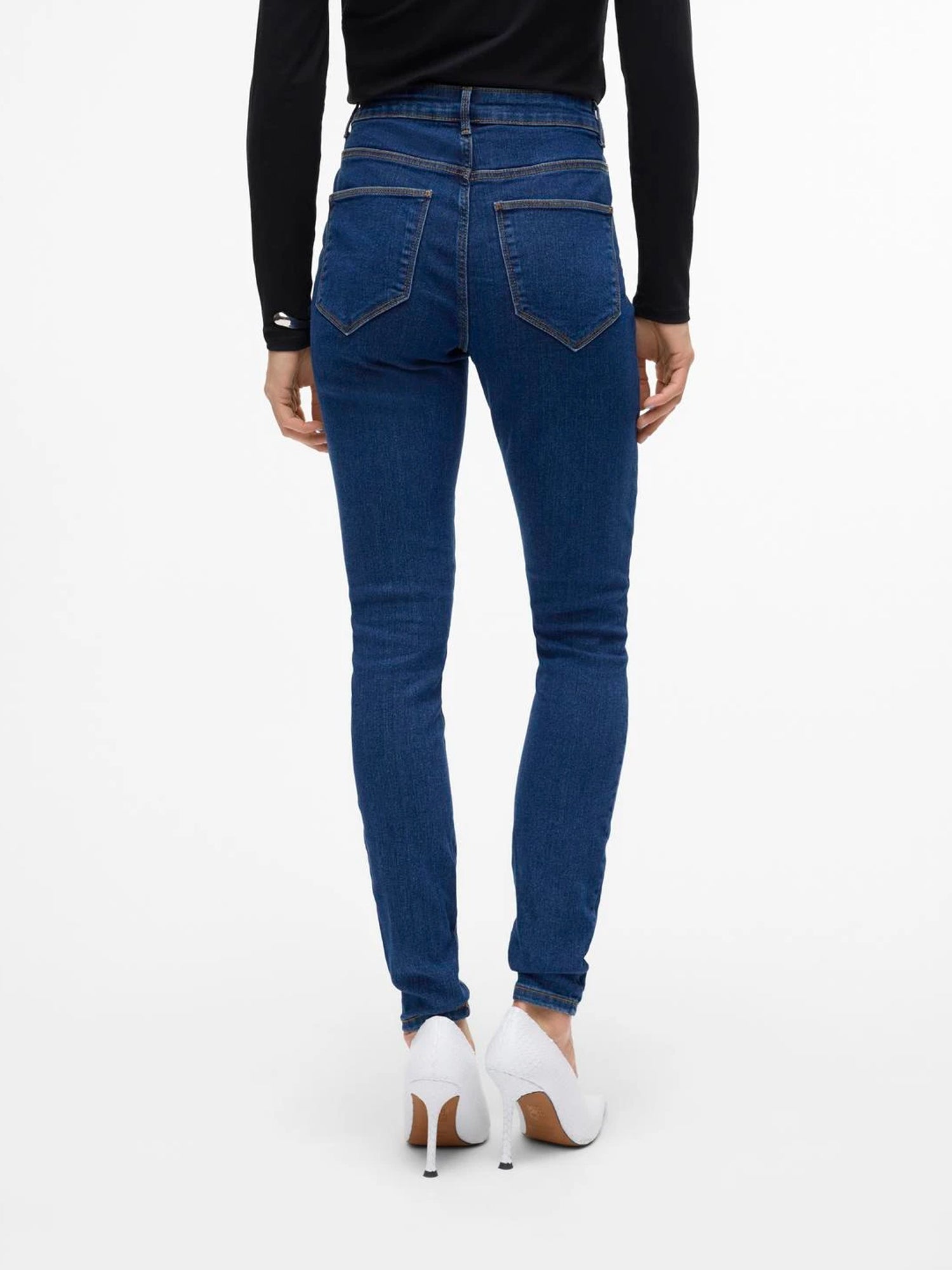 VERO MODA JEANS SKINNY FIT ELLY IN DENIM BLU SCURO