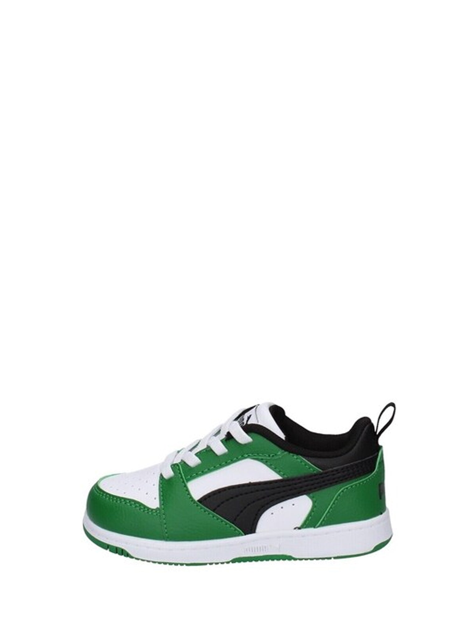 PUMA SNEAKERS BASSE REBOUND V6 LO VERDE-NERO-BIANCO