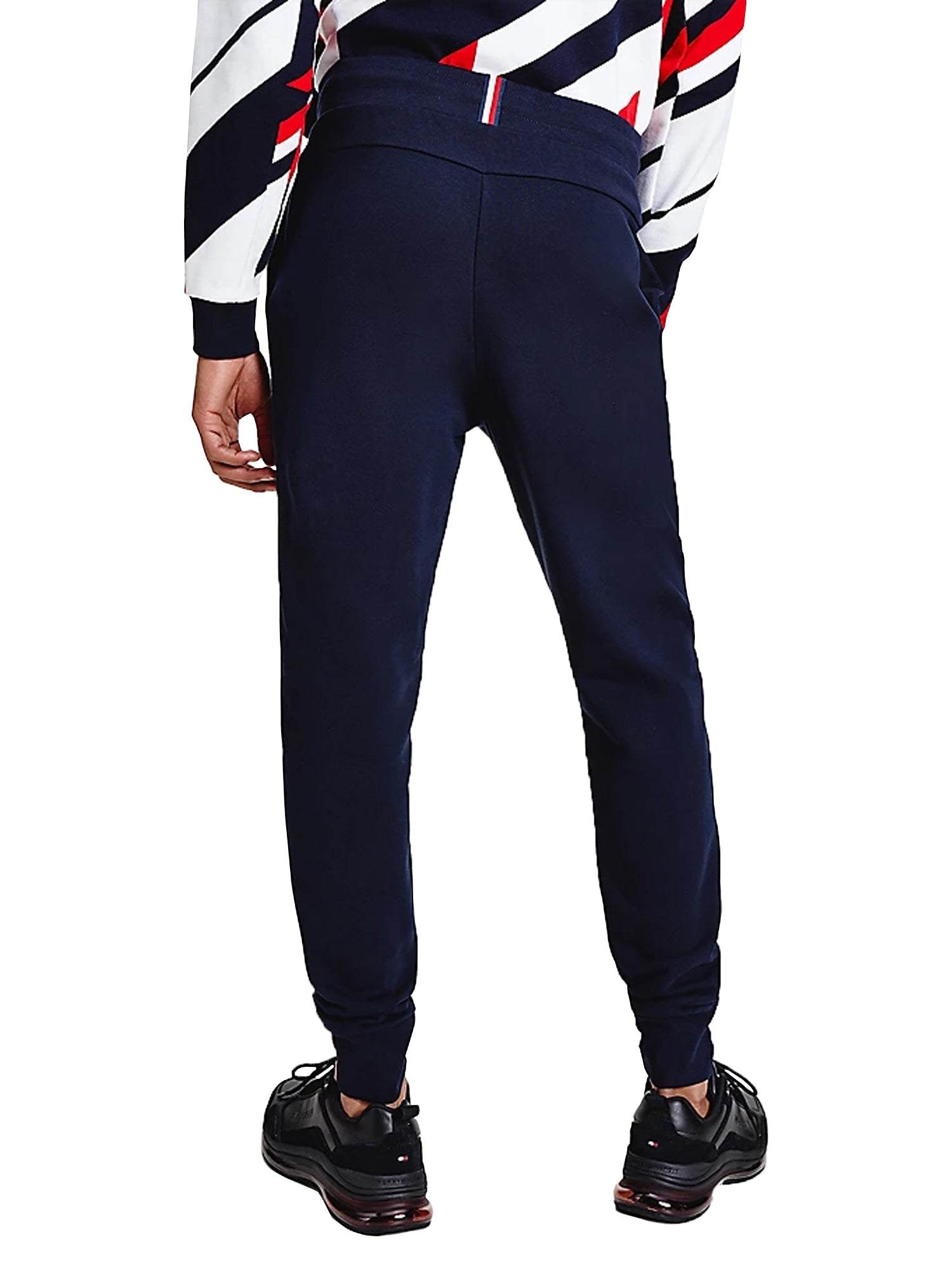 TOMMY HILFIGER PANTALONI JOGGERS ESSENTIAL BLU