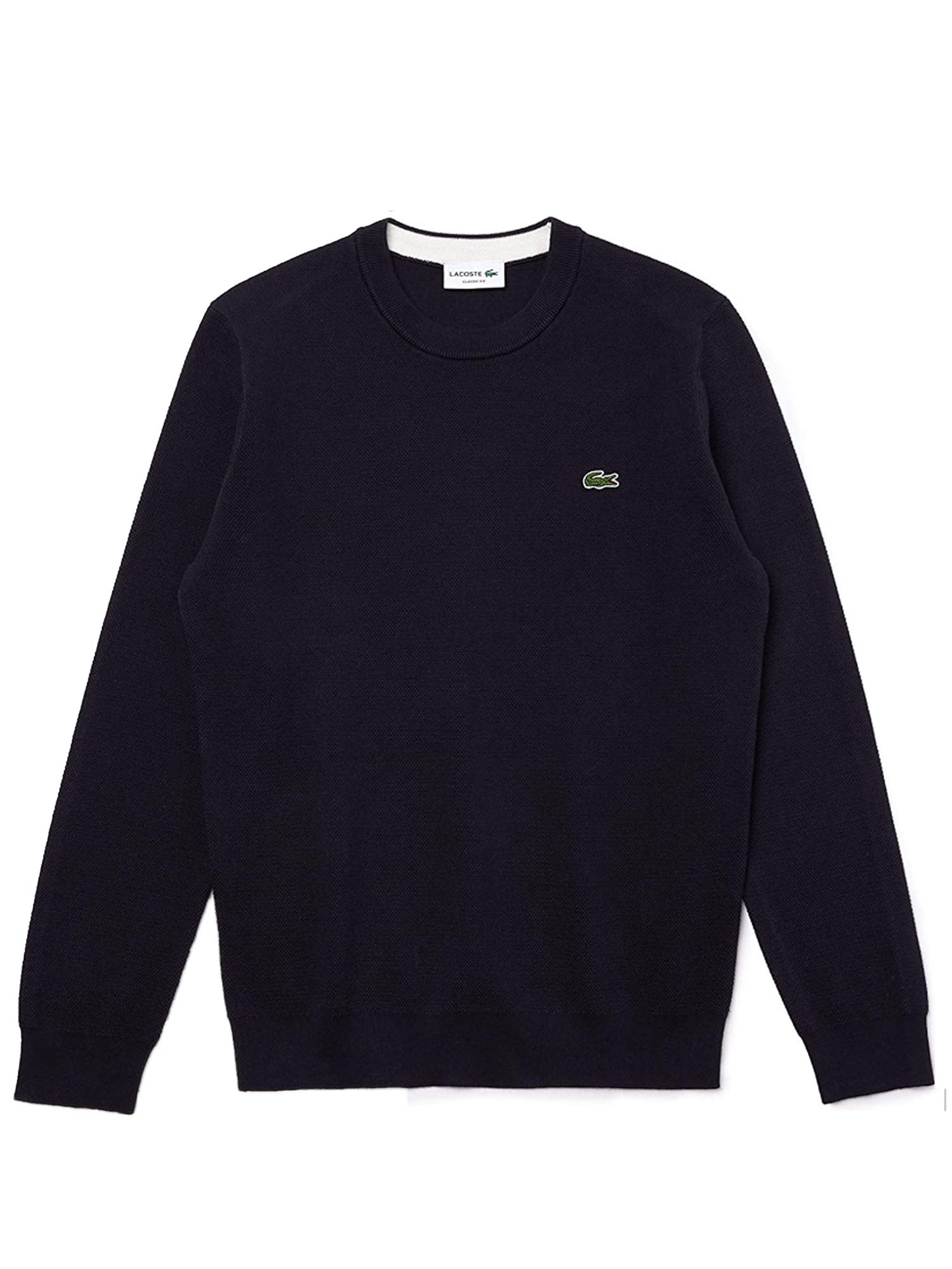 LACOSTE PULLOVER GIROCOLLO BLU